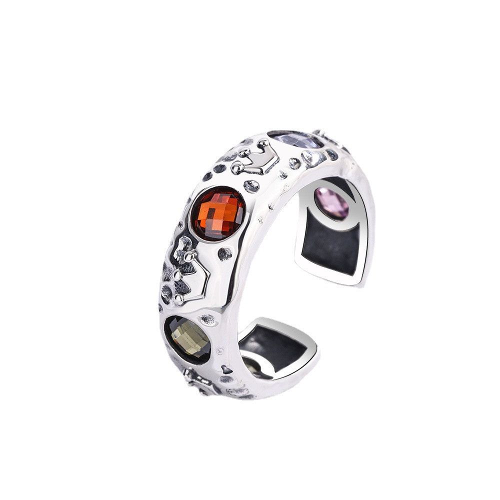 Jewelry New Trend Jewelry Rings Open Size Chrome Ring (Size 7-13) Size ONE SIZE - 5 Thumbnail