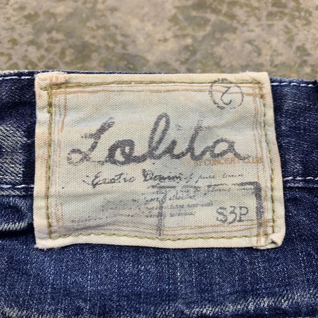 If Six Was Nine Lolita Jean by Concept Club Clawmark Distressed Denim Size US 34 / EU 50 - 15 Thumbnail