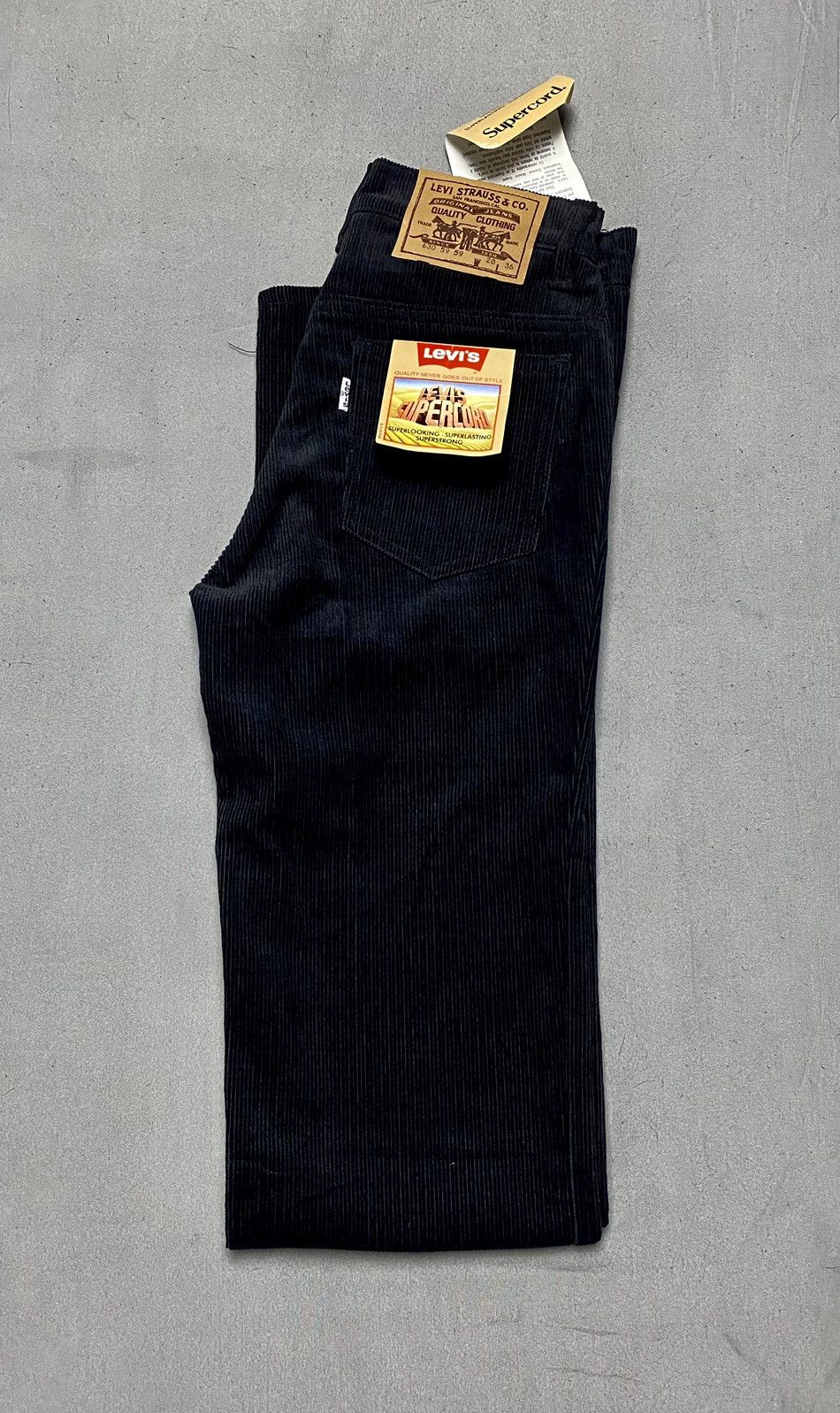 Levi's × Levi's Vintage Clothing × Vintage Women’s Jeans Levi’s 630 Velour Retro 70-s Vintage Size 28" / US 6 / IT 42 - 2 Thumbnail