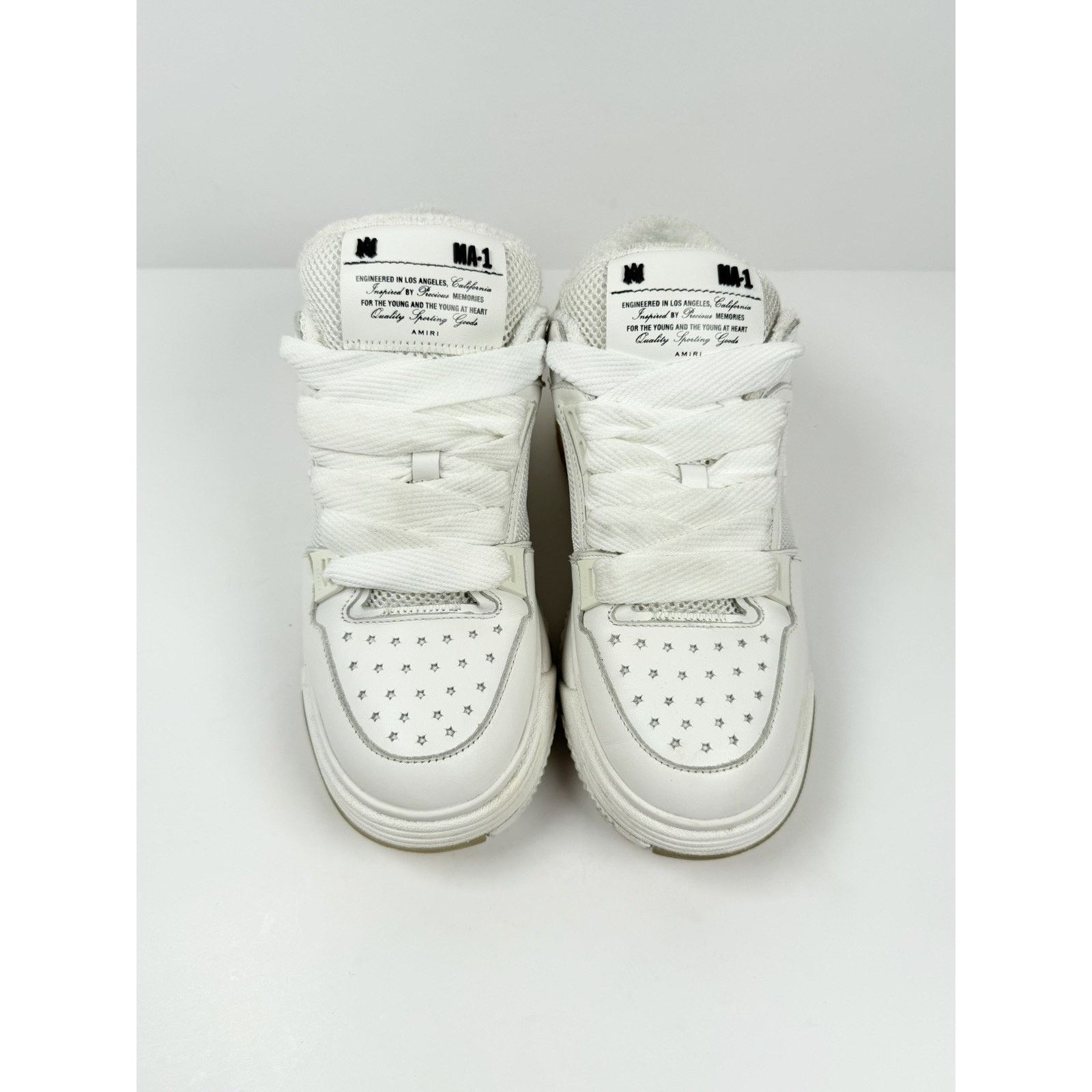 Amiri Size 38/8 - Amiri MA-1 White Sneakers Size US 8 / IT 38 - 3 Thumbnail