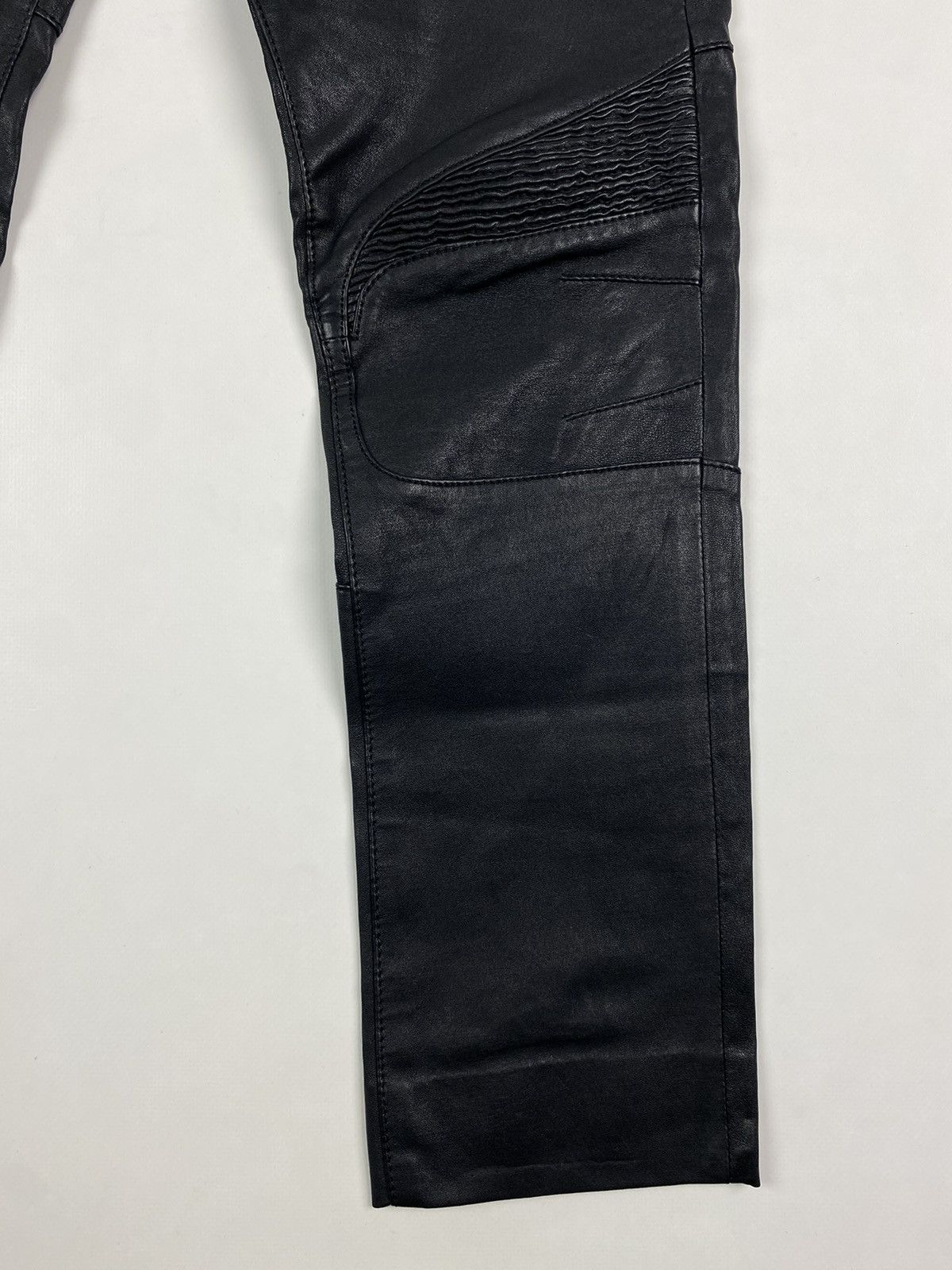 Other WMNS Barbara Bui Leather Biker Pants Size 27" / US 4 / IT 40 - 3 Thumbnail