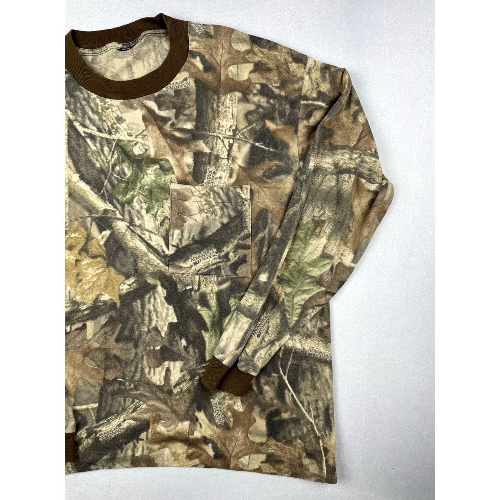 Vintage VINTAGE Camo Pocket Long Sleeve T Shirt USA Made 90s Hunting XL Men Size US XL / EU 56 / 4 - 3 Thumbnail