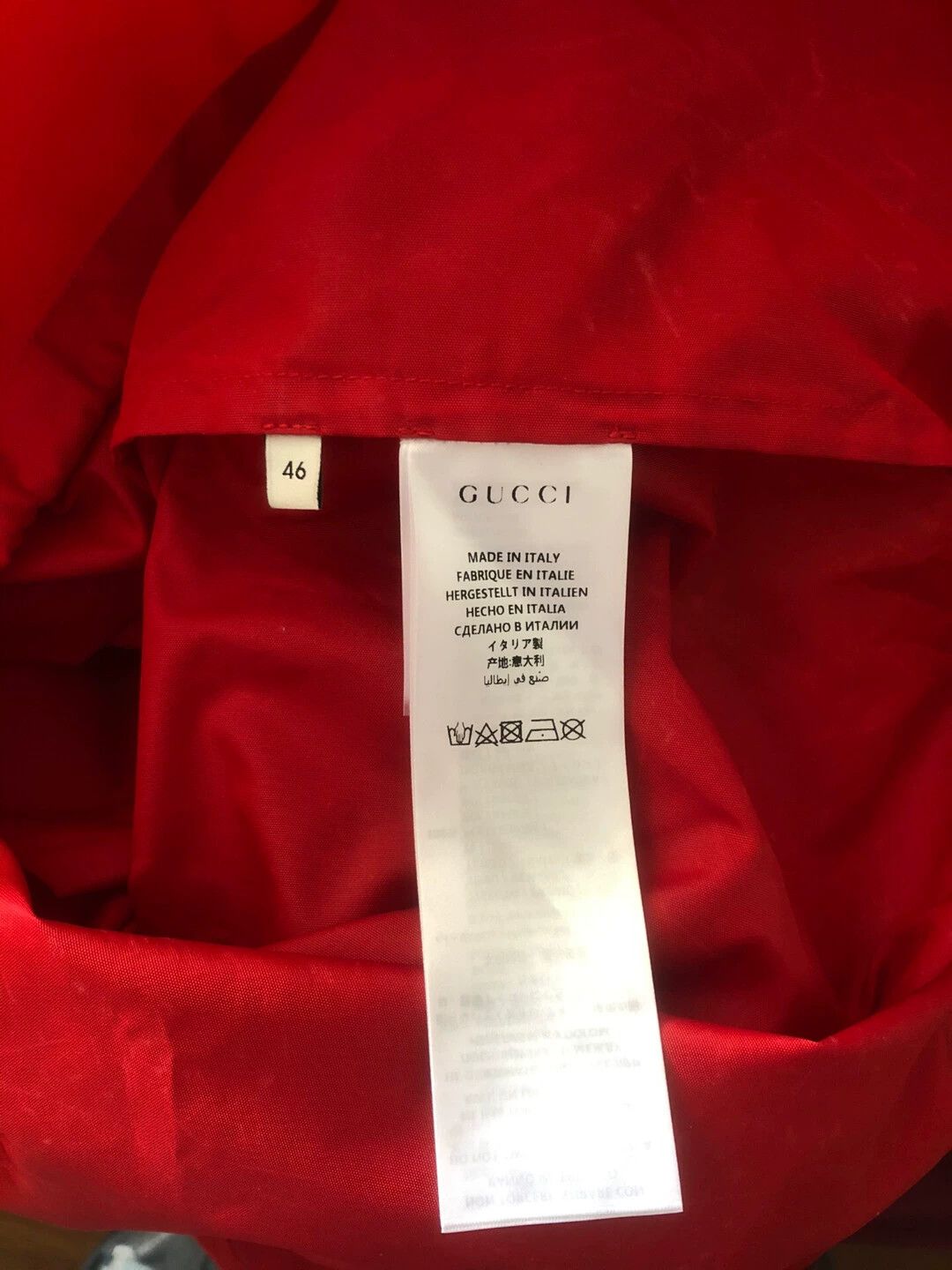 Gucci Gucci New Red Shell Jacket 46 Size US S / EU 44-46 / 1 - 9 Thumbnail