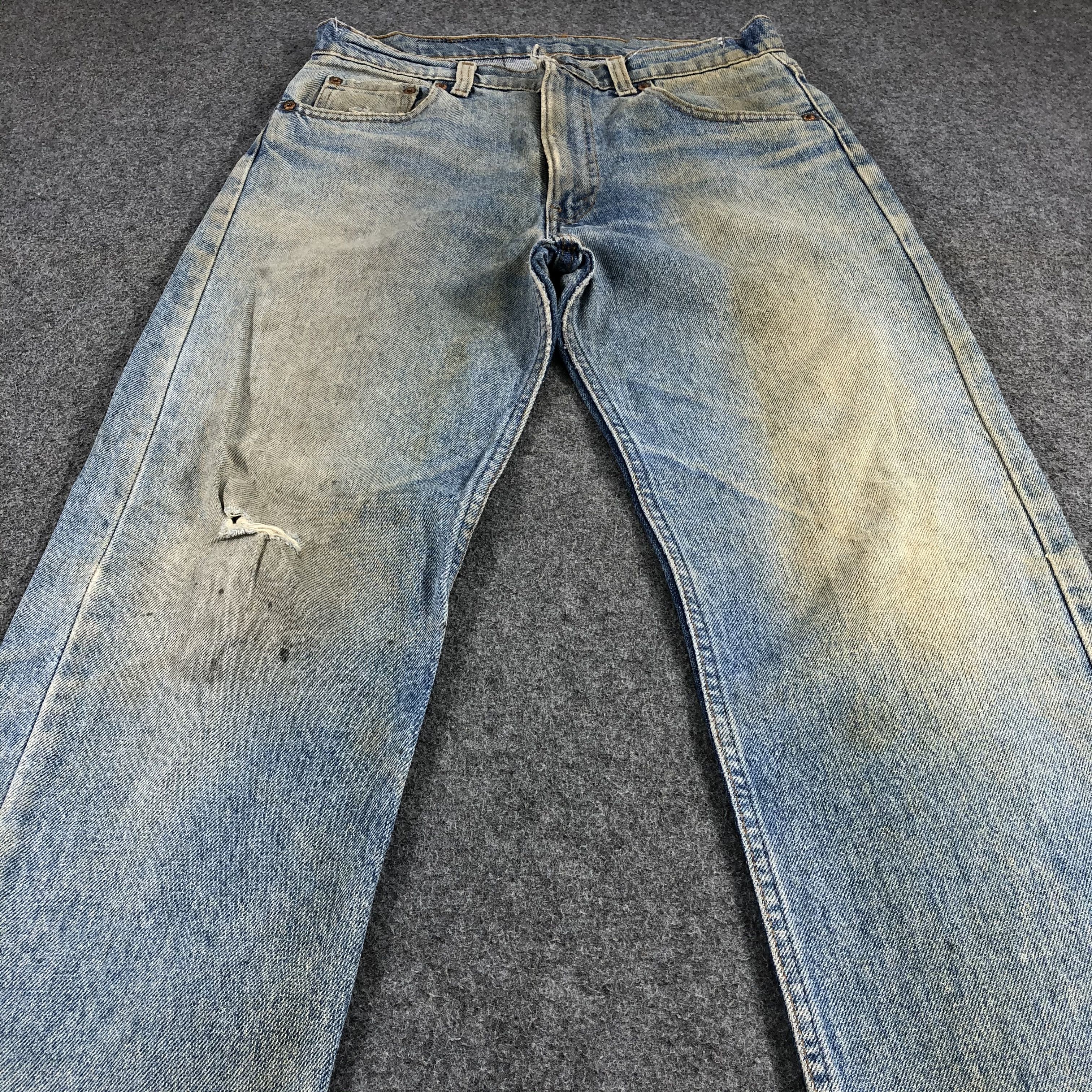 Levi's × Vintage Vintage 80s Mud Wash Levis 505 Jeans-JM1368 Size US 31 - 3 Thumbnail