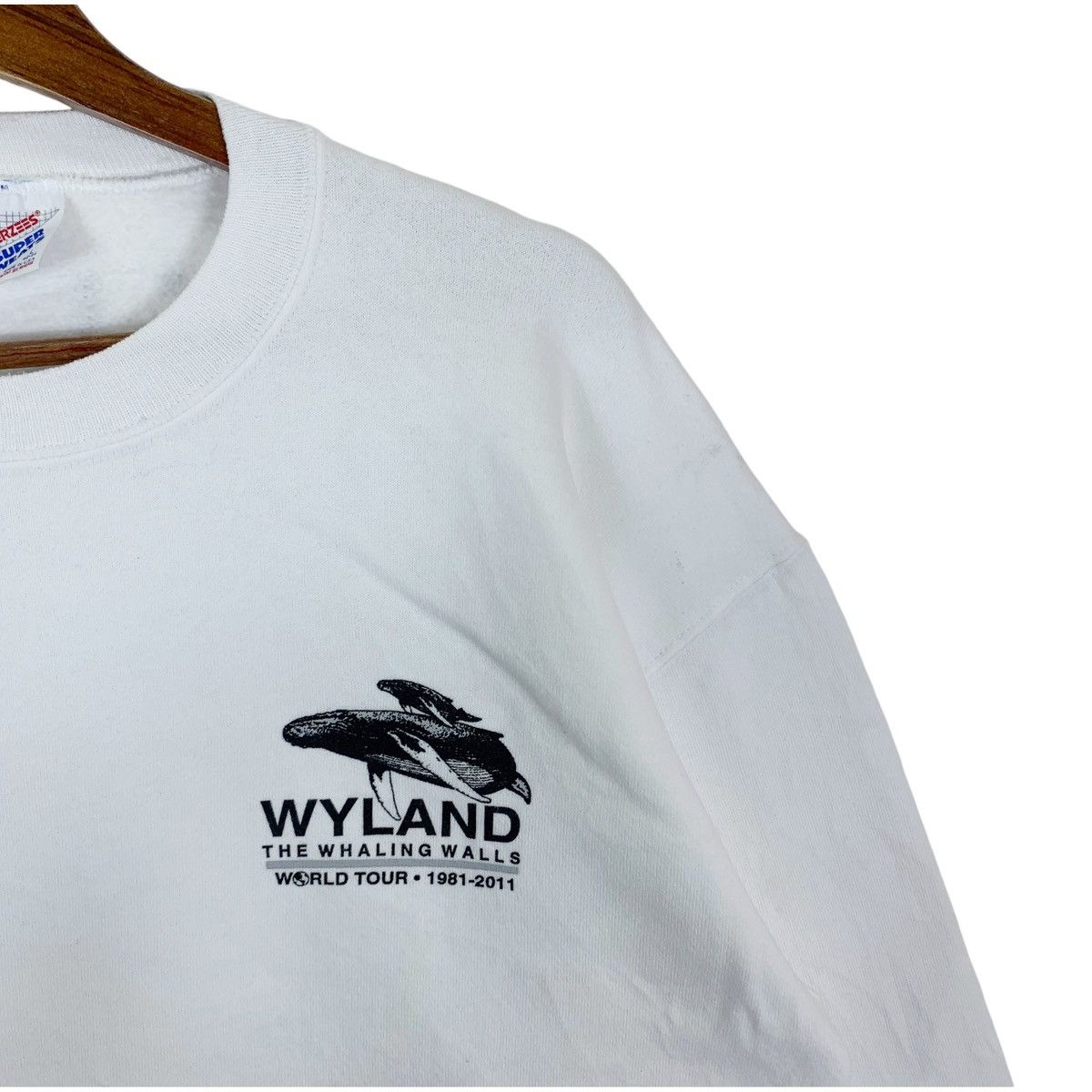 Vintage VINTAGE WYLAND THE WHALING WALLS WORLD TOUR MARINE Size US L / EU 52-54 / 3 - 5 Thumbnail