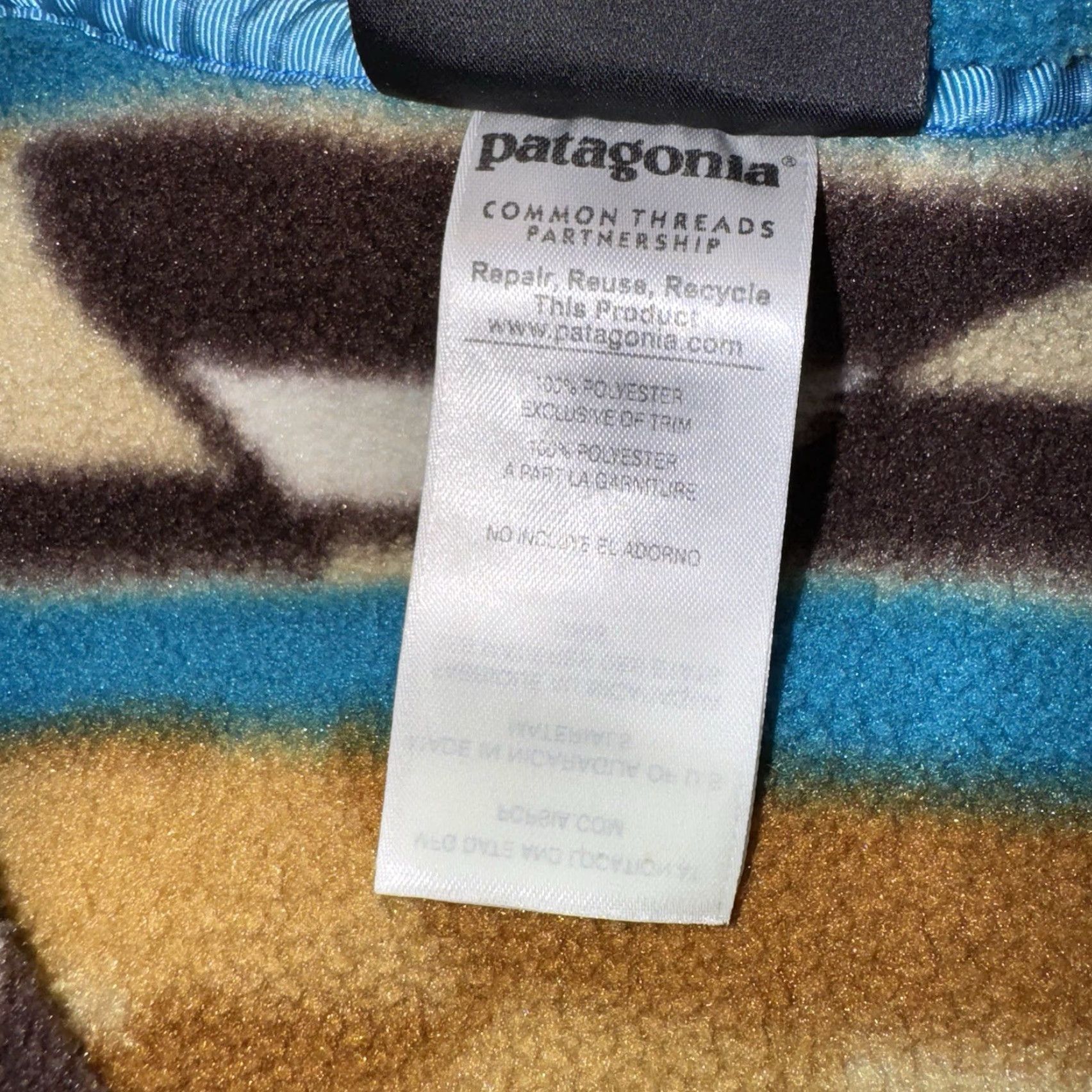 Patagonia Patagonia Womens Size Small Synchilla Snap T Fleece Pullover Aztec Southwestern Pullover Shirt Womens Size S / US 4 / IT 40 - 7 Thumbnail