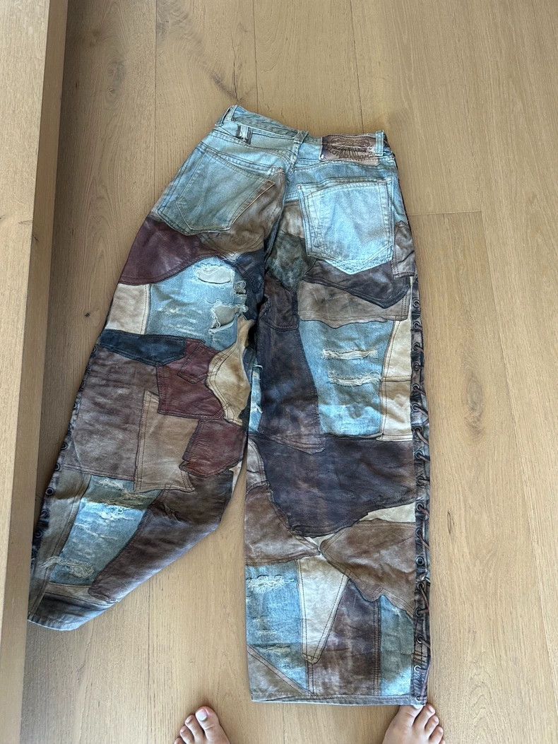 Acne Studios acne studios Vintage mud dyed patchwork jeans 2502-Nextarro Size US 28 / EU 44 - 1 Thumbnail