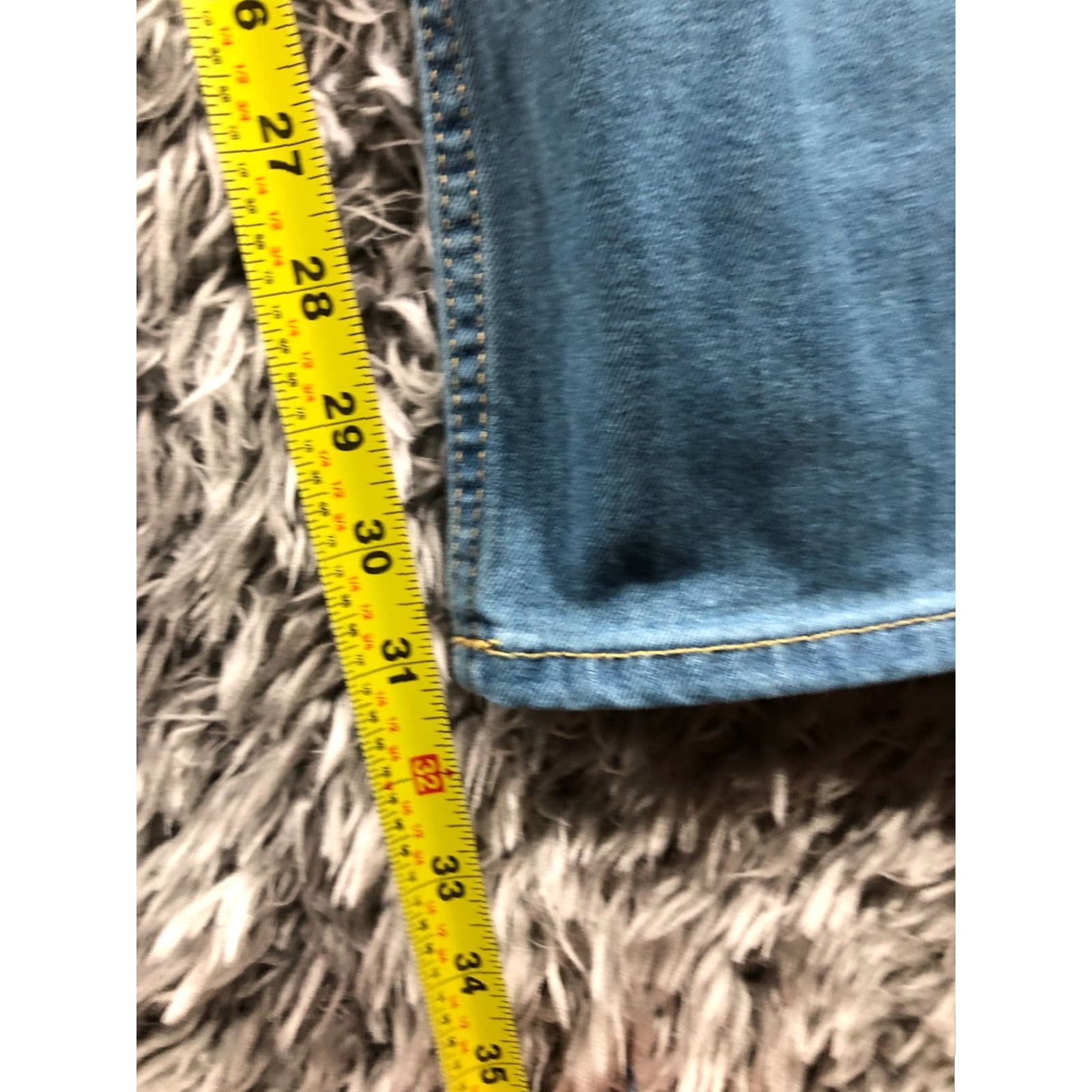 Vintage Goodfellow Jeans Mens 34x34 Mid Rise Straight Medium Wash Blue Size US 34 / EU 50 - 3 Thumbnail