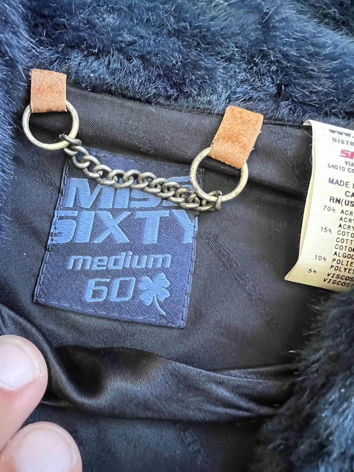 Miss Sixty Vintage Miss Sixty Faux fur coat Jacket Avant Garde Opium Size M / US 6-8 / IT 42-44 - 9 Thumbnail