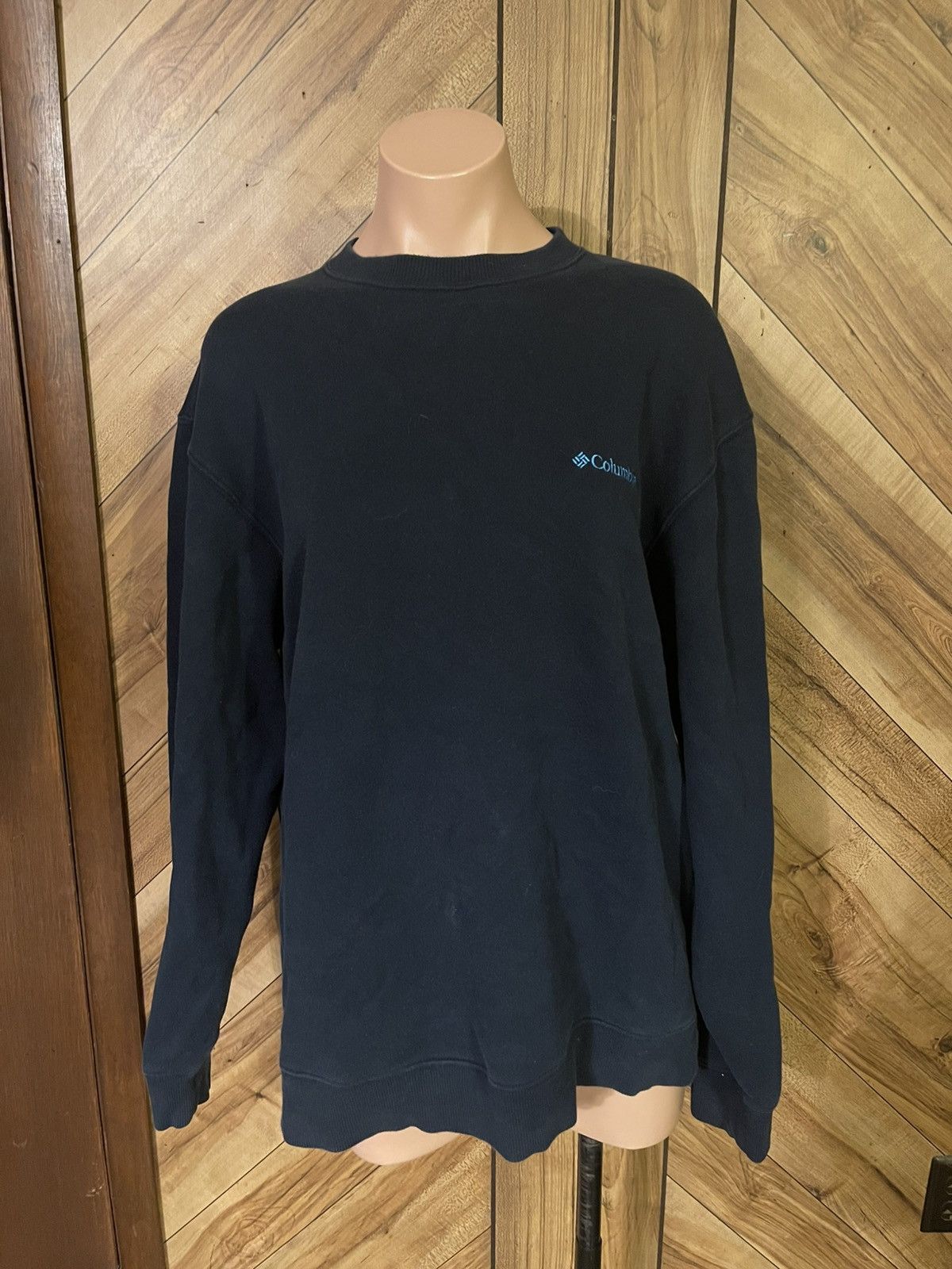Columbia Columbia Men’s Medium Navy Blue Logo Crewneck Sweatshirt Size US M / EU 48-50 / 2 - 2 Thumbnail