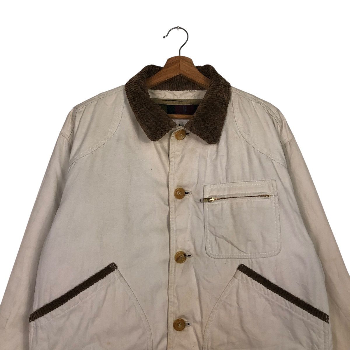 Japanese Brand 🔥VINTAGE CHORE JACKET BASSETT WALKER BLANKET ISSEY MIYAKE Size US M / EU 48-50 / 2 - 6 Thumbnail
