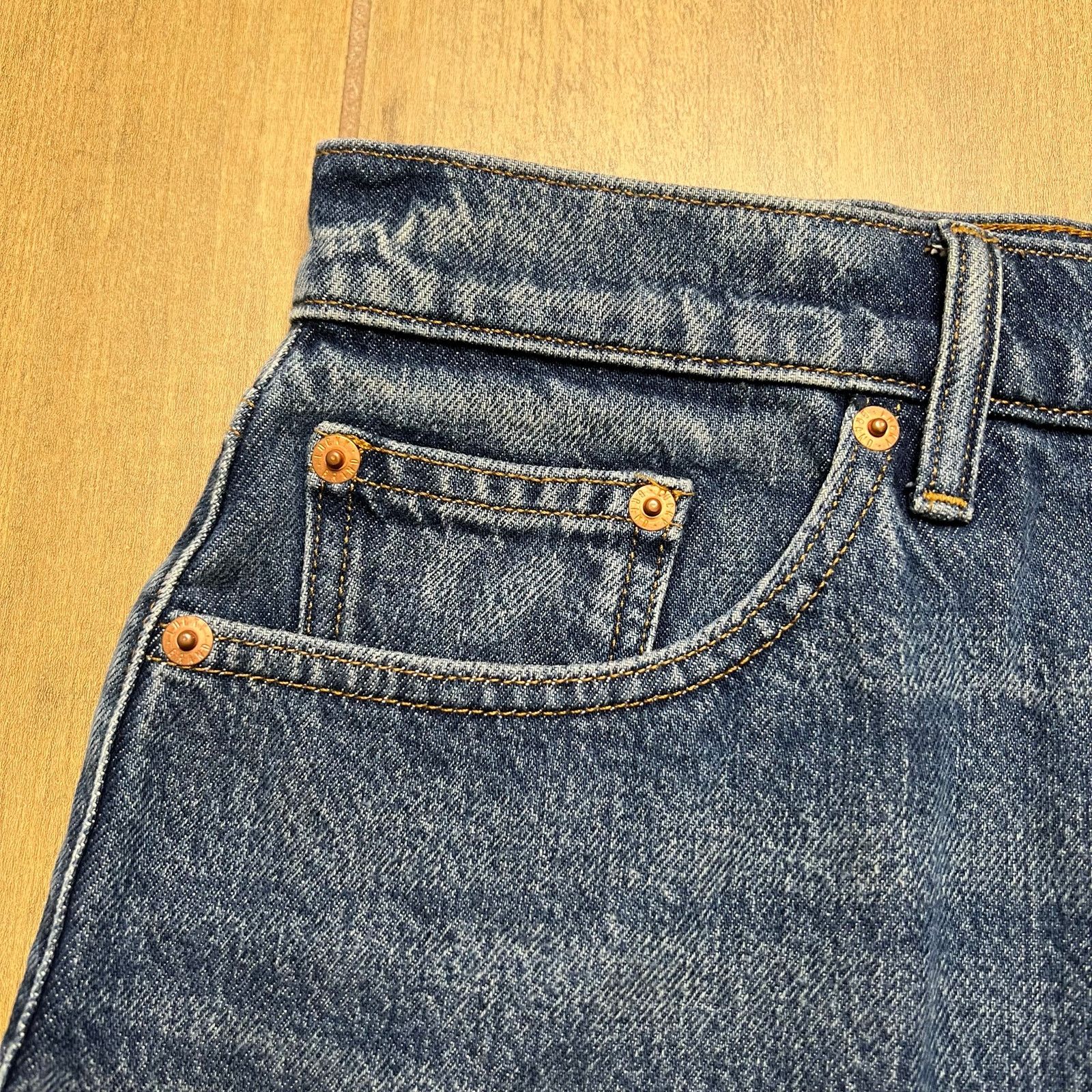 Lucky Brand Lucky Brand Women's High Rise Cut Off Skirt Blue Sz 10/30 Size 30" / US 8 / IT 44 - 9 Thumbnail