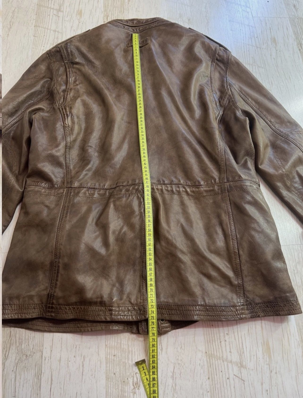 Massimo Dutti Massimo Dutti Leather Field Jacket – Brown – Size XL Size US XL / EU 56 / 4 - 19 Thumbnail