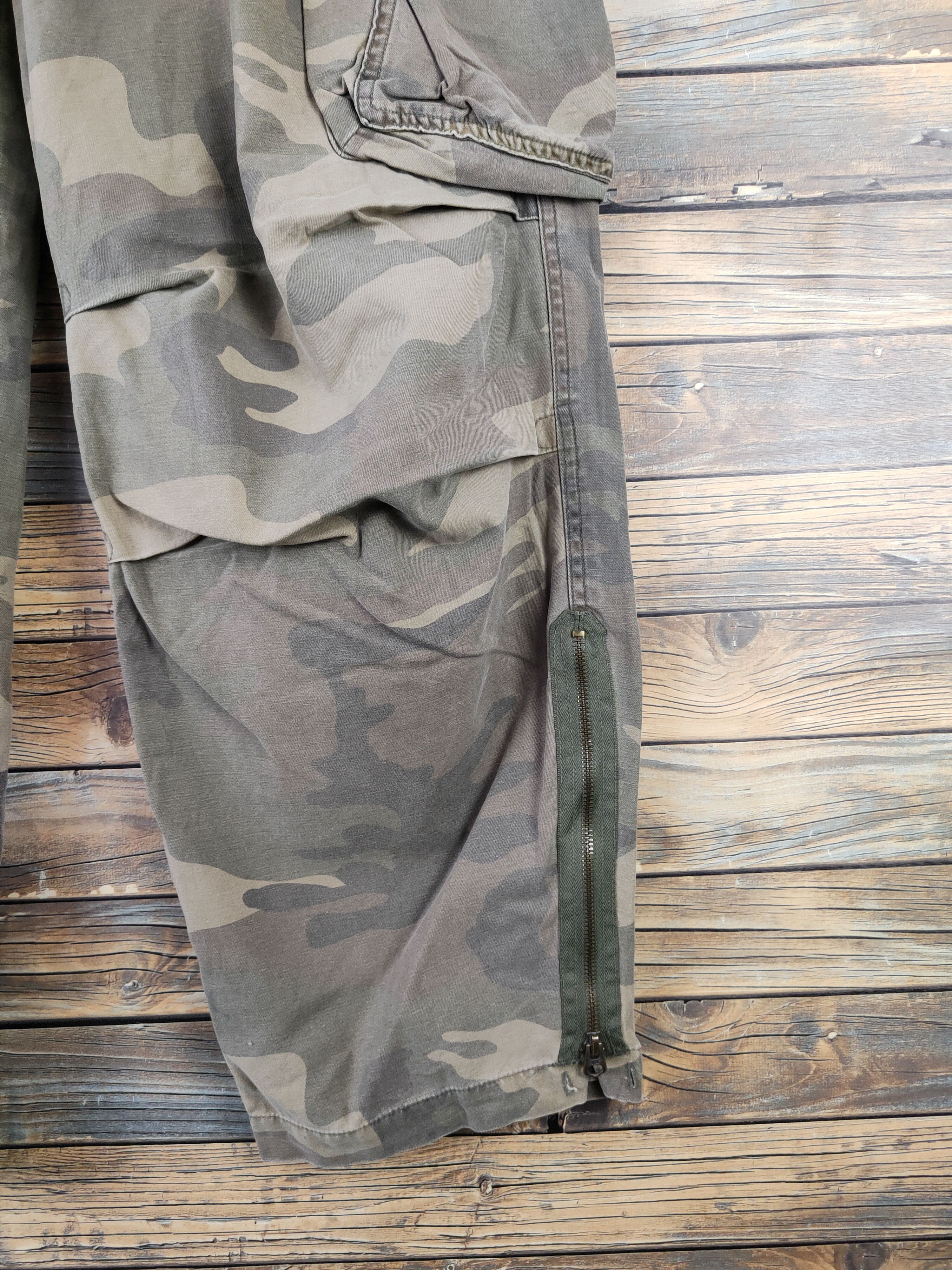 Abercrombie & Fitch DLL Abercrombie Camouflage Multipocket Cargo Pants #182 Size US 32 / EU 48 - 7 Thumbnail