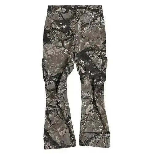 Designer Y2K Big Pocket Camouflage Drawstring Cargo Pants Size US 32 / EU 48 - 4 Thumbnail