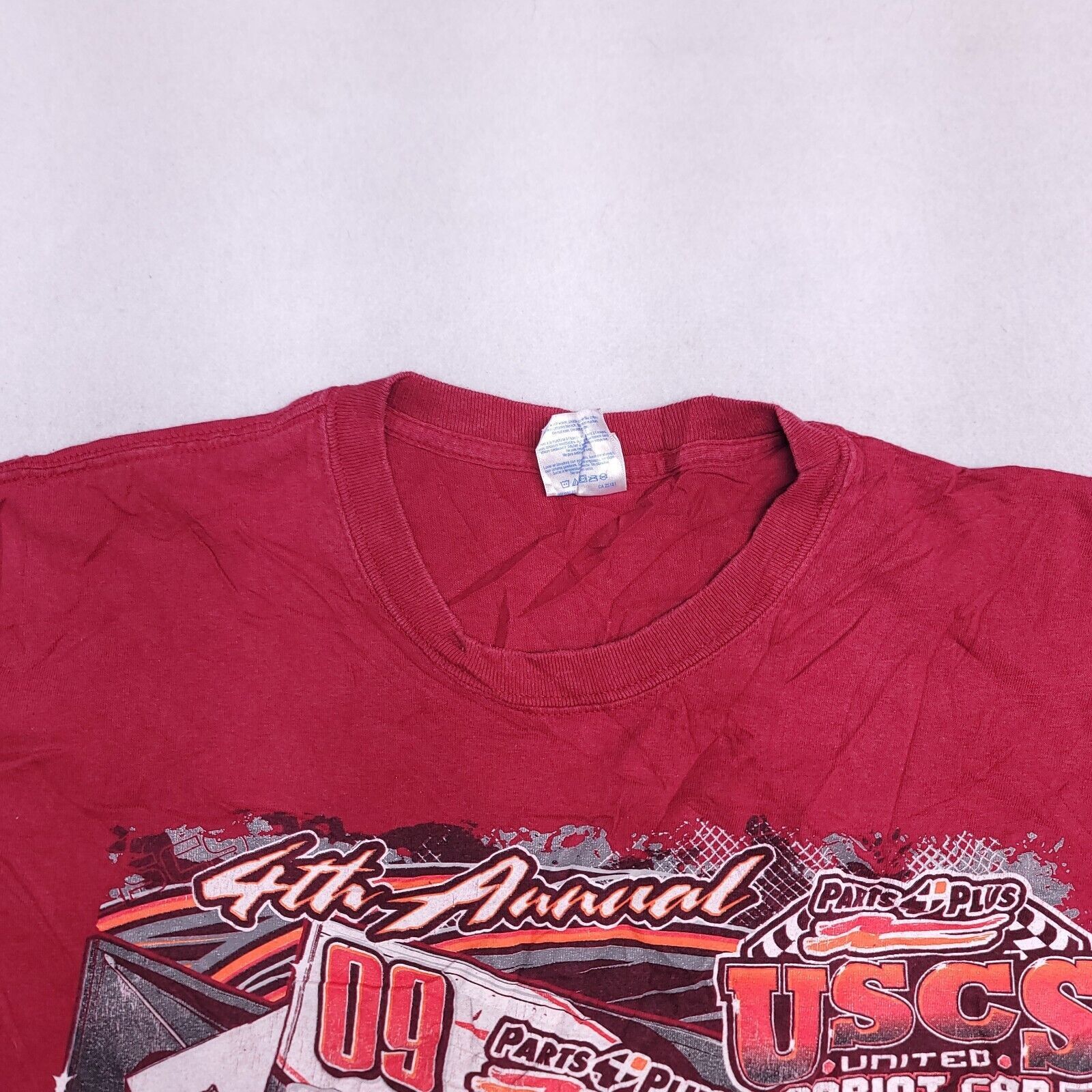 Gildan USCS Speedweek T Shirt Adult Mens Size 2XL Maroon Gildan Size US XXL / EU 58 / 5 - 1 Thumbnail