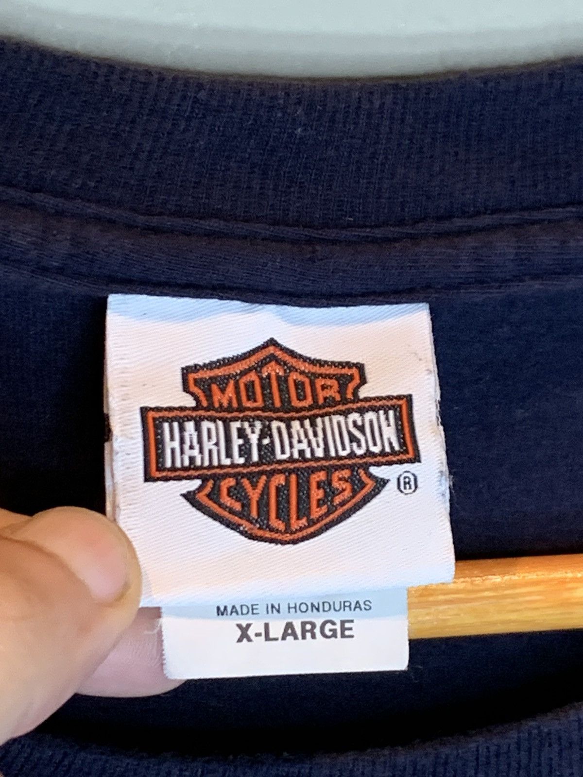 Harley Davidson *RARE* Vintage 90’s Harley Davidson Flame Hollywood T-Shirt Size US XL / EU 56 / 4 - 7 Thumbnail