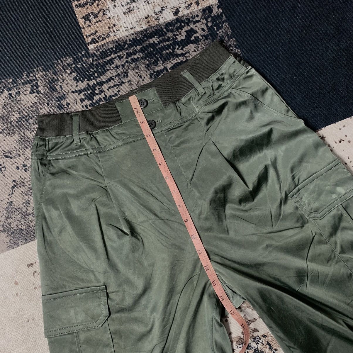 Japanese Brand ‼️RARE‼️ Kiyoko Takase Baggy Sweat Cargo Pants Size 26" / US 2 / IT 38 - 10 Thumbnail