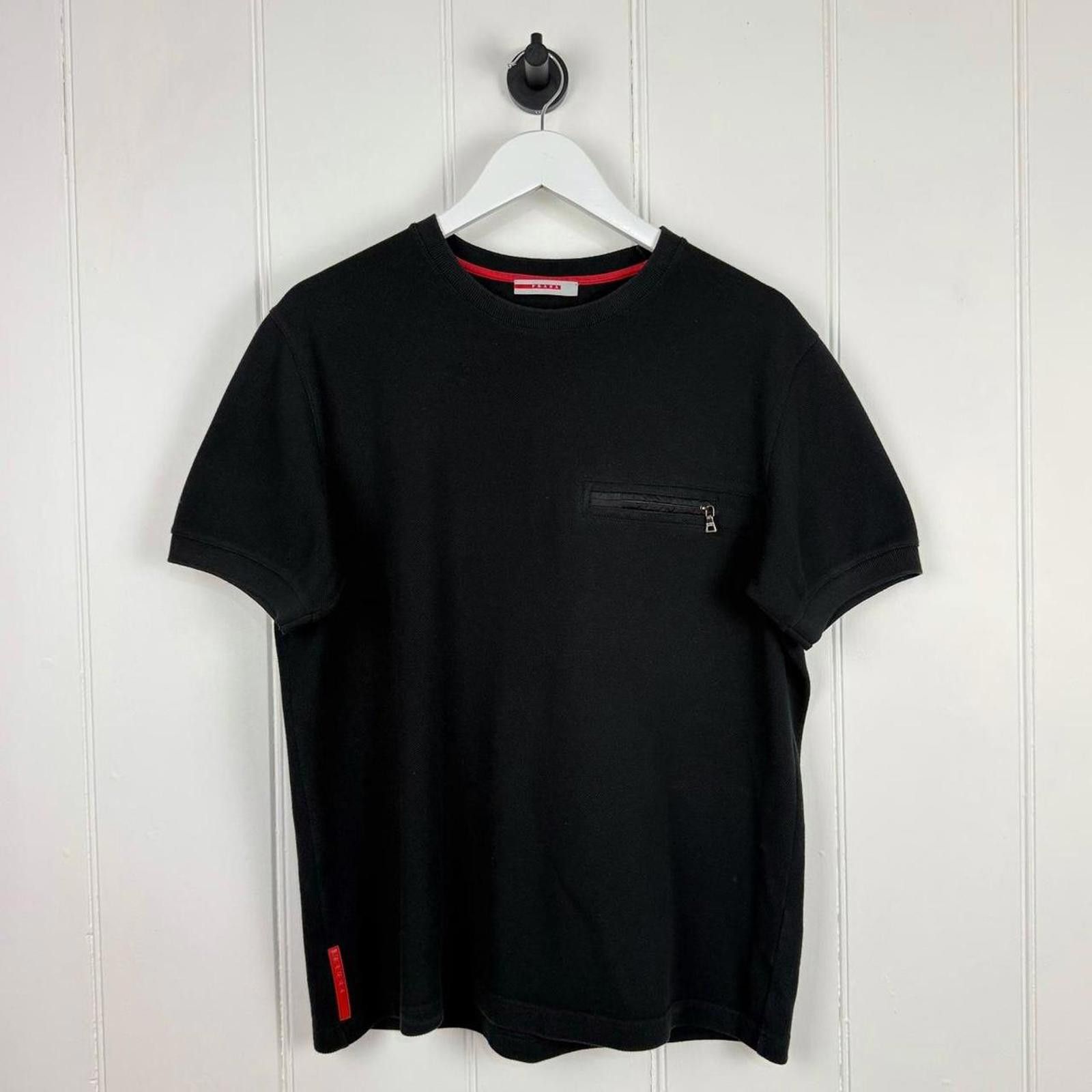 Prada 00s Prada Sport Logo T-shirt Size US L / EU 52-54 / 3 - 1 Thumbnail