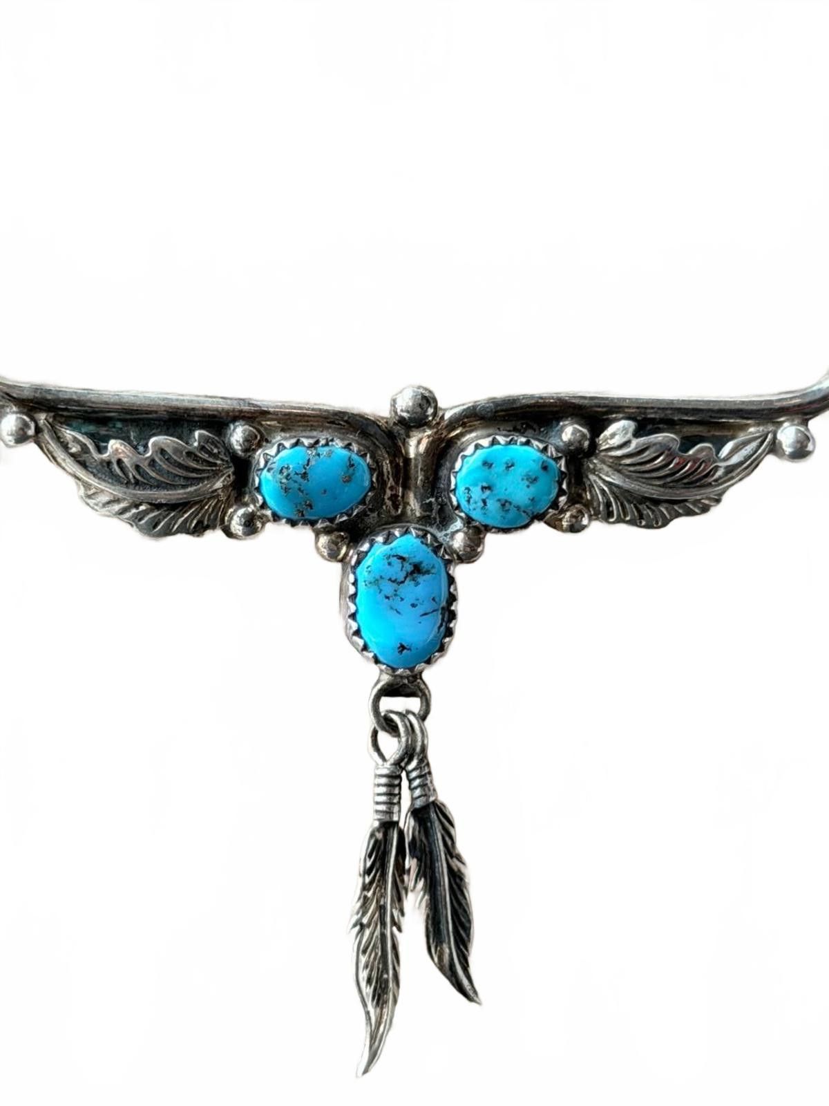 Other Robert Begay Navajo Sterling Turquoise Necklace Vintage Size ONE SIZE - 2 Thumbnail