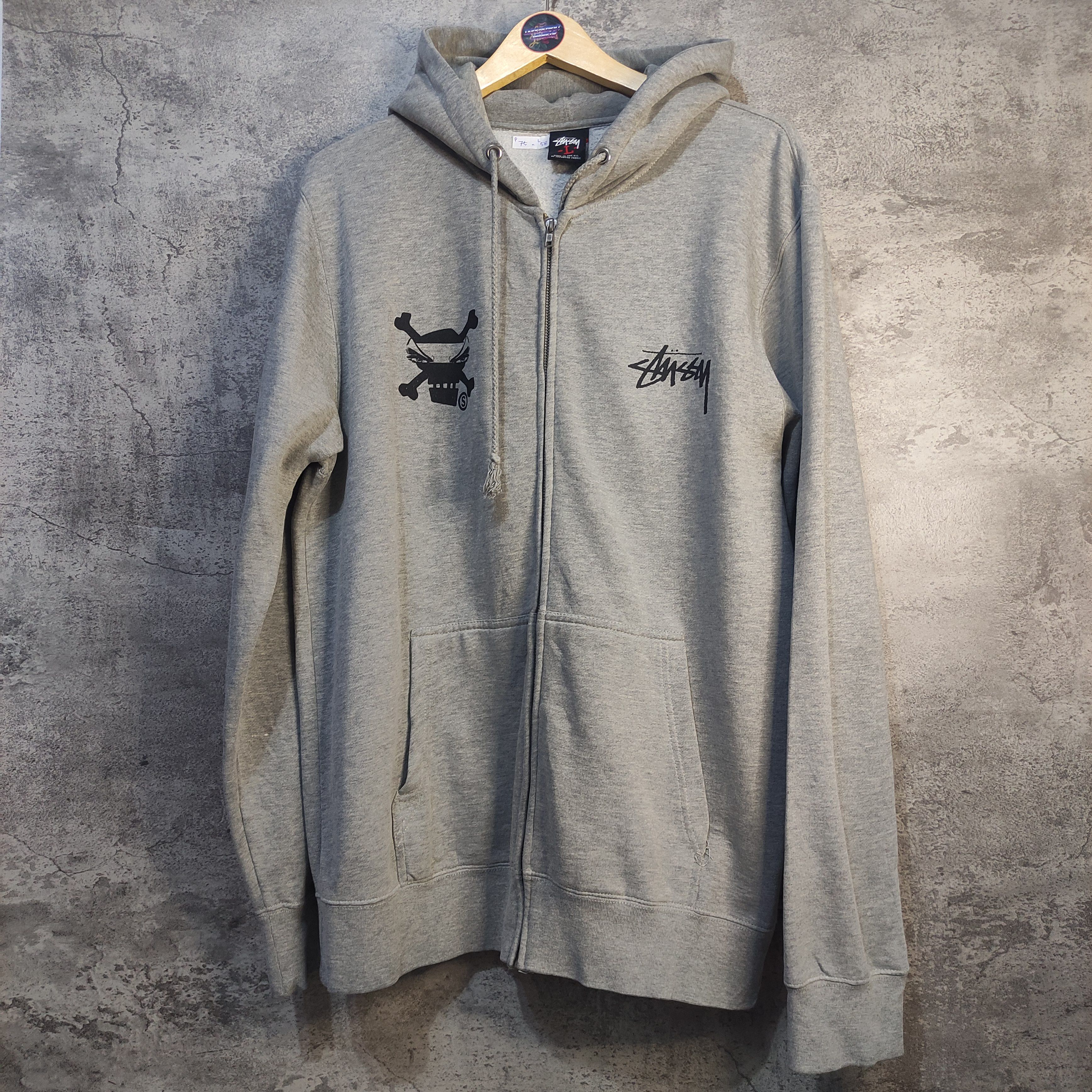 Stussy Vintage - Stussy x Battle Axes Zip Hoodie Size US L / EU 52-54 / 3 - 2 Thumbnail