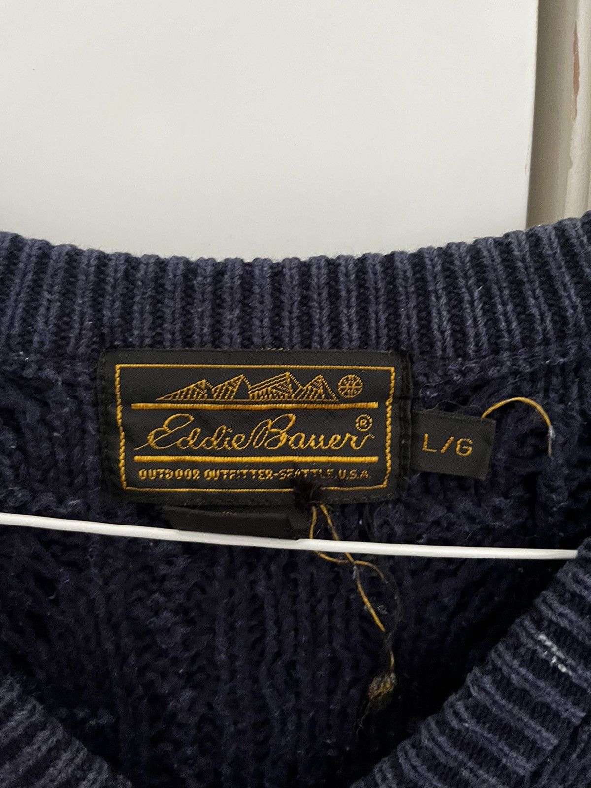 Eddie Bauer × Homespun Knitwear × Vintage Blue Eddie Bauer sweater vest Size US L / EU 52-54 / 3 - 2 Thumbnail