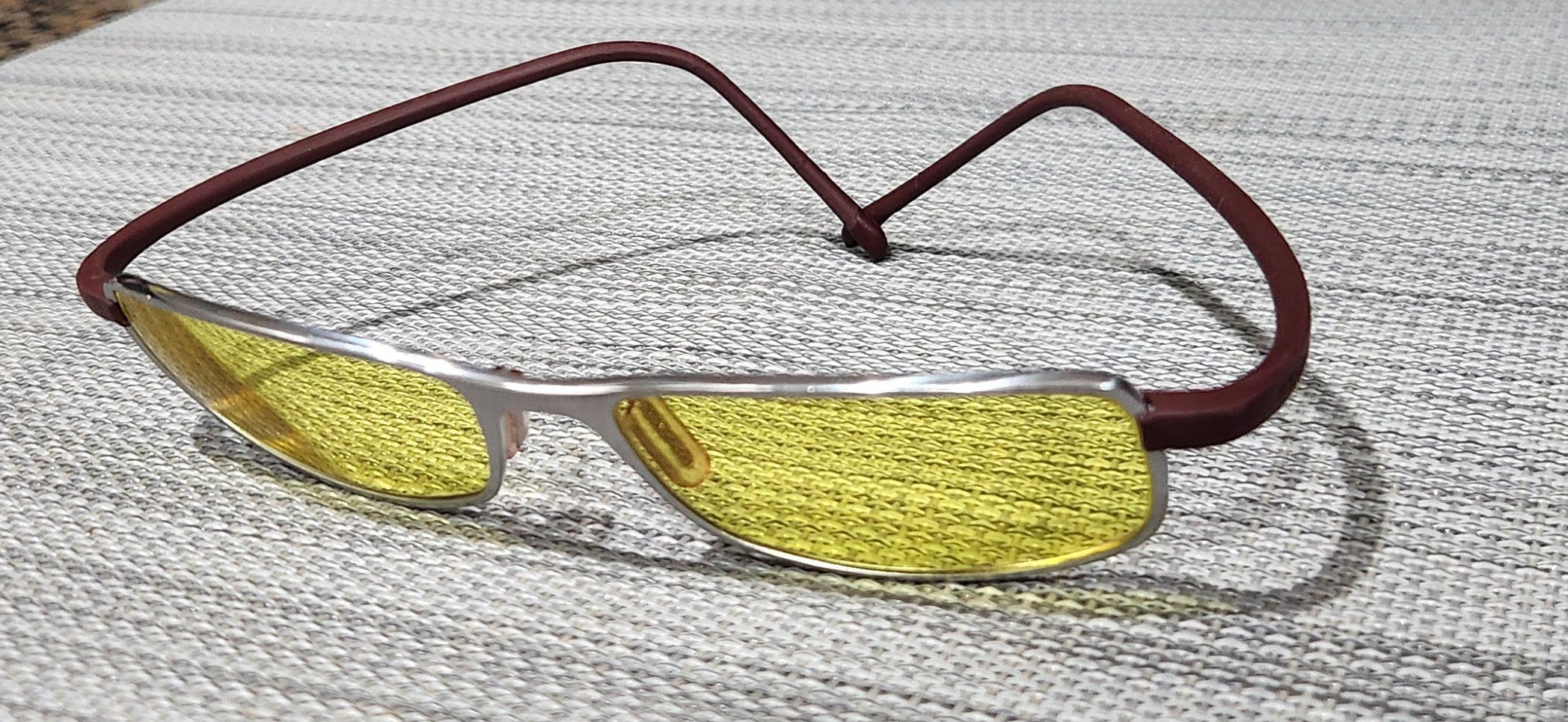 Designer × Tag Heuer × Vintage Tag Heuer Eyeglasses 2007 332 Brushed Grey Brown Stretched Size ONE SIZE - 2 Thumbnail