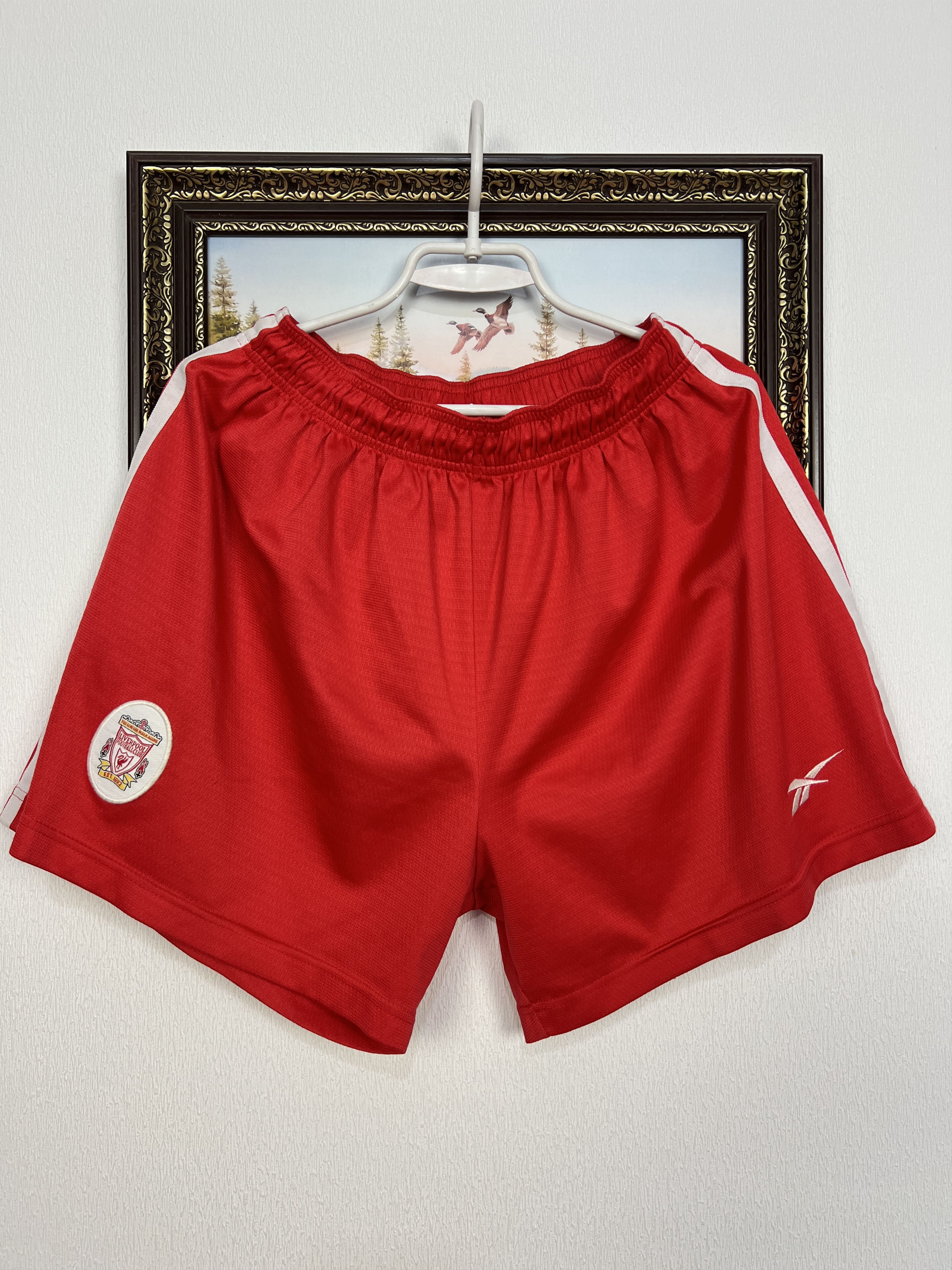 Reebok Vintage 90's Liverpool Football Shorts Soccer Rare Hype Size US 34 / EU 50 - 1 Thumbnail