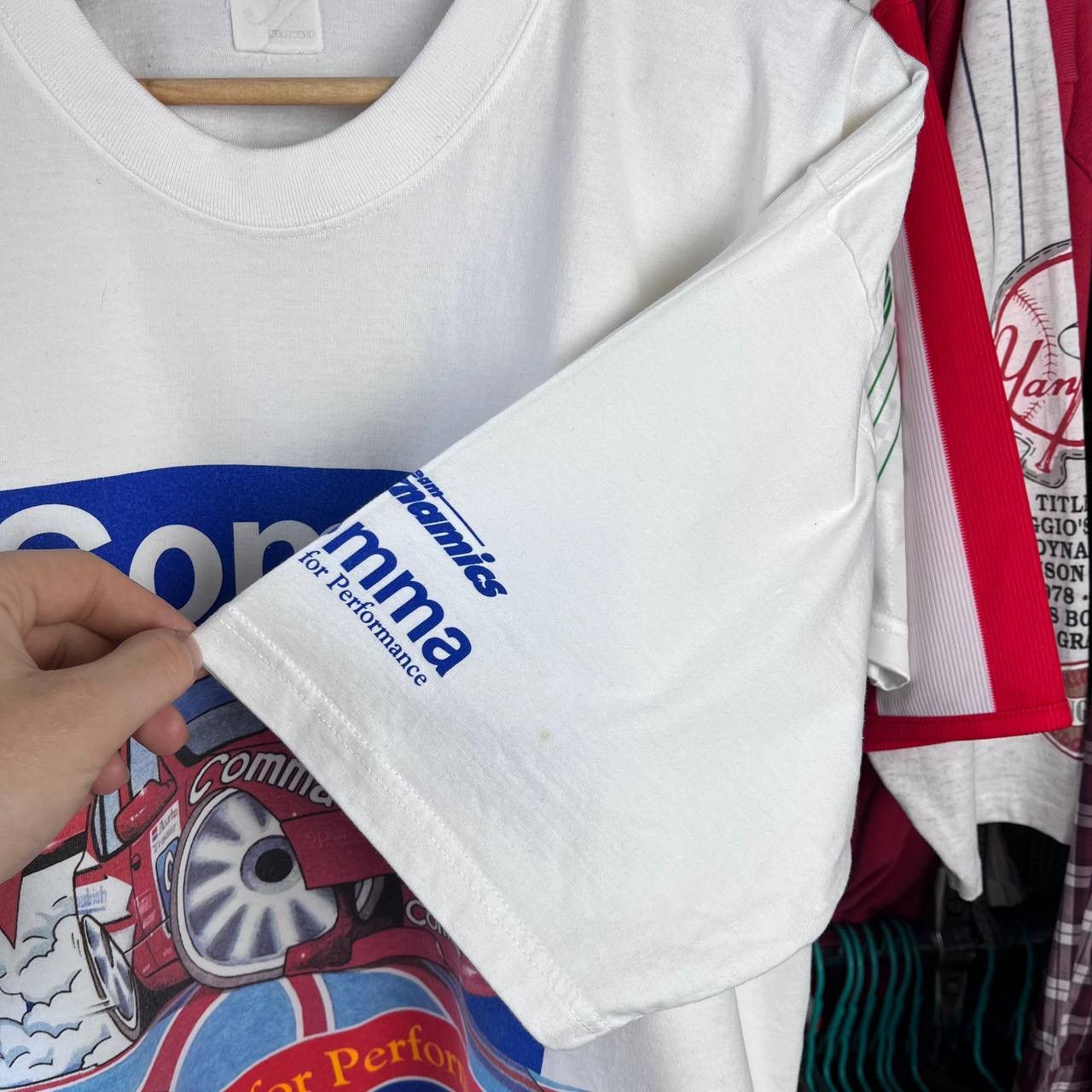 DRIFTER × Formula 1 90s Comma Team Dynamics Sparco Motorsport Rally T Shirt Size US XL / EU 56 / 4 - 8 Thumbnail