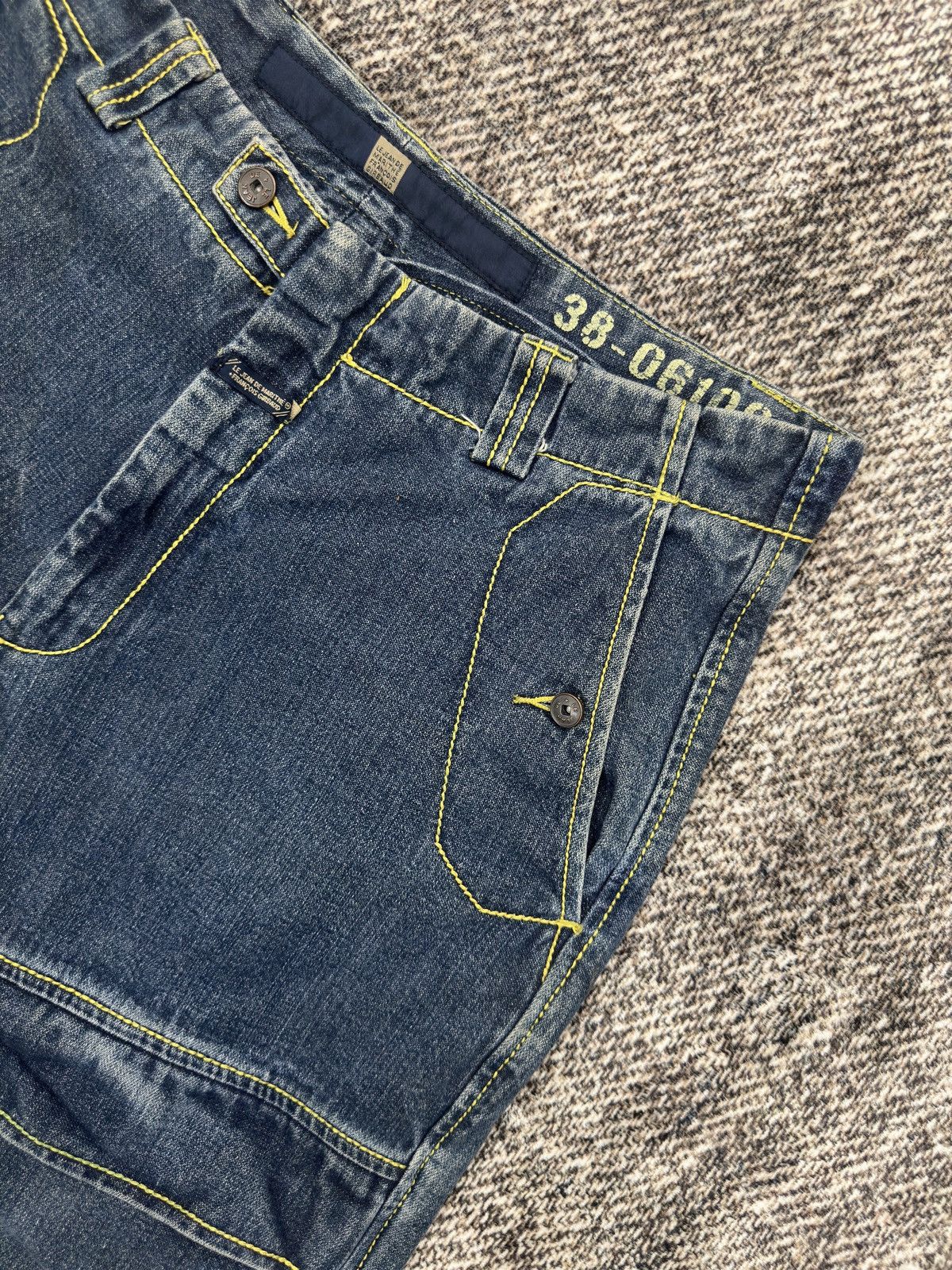 Le Grande Bleu (L.G.B.) × Marithe + Francois Girbaud Vintage 90s Marithe Francois Girbaud Baggy Shorts Size US 37 - 4 Thumbnail