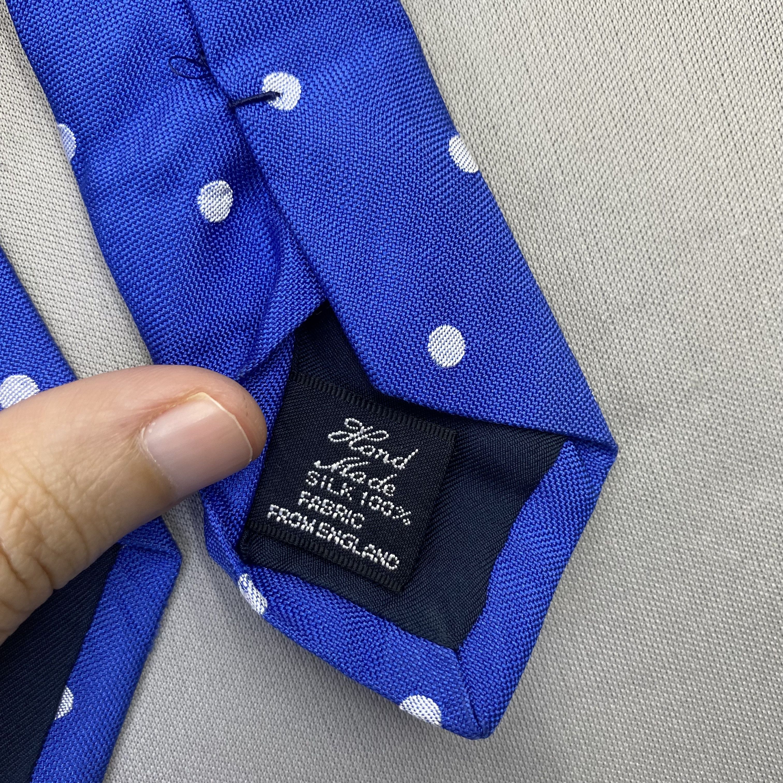 Drake's Vintage Drakes SILK Necktie Cravate Pure Silk Neck Tie Size ONE SIZE - 8 Thumbnail