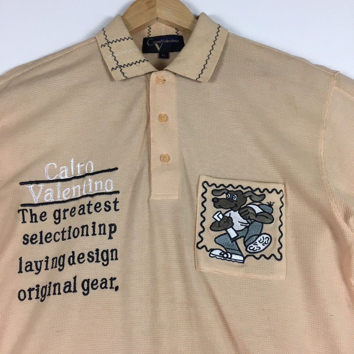 Valentino Vintage Calro Valentino Polo Tee Size US M / EU 48-50 / 2 - 6 Thumbnail