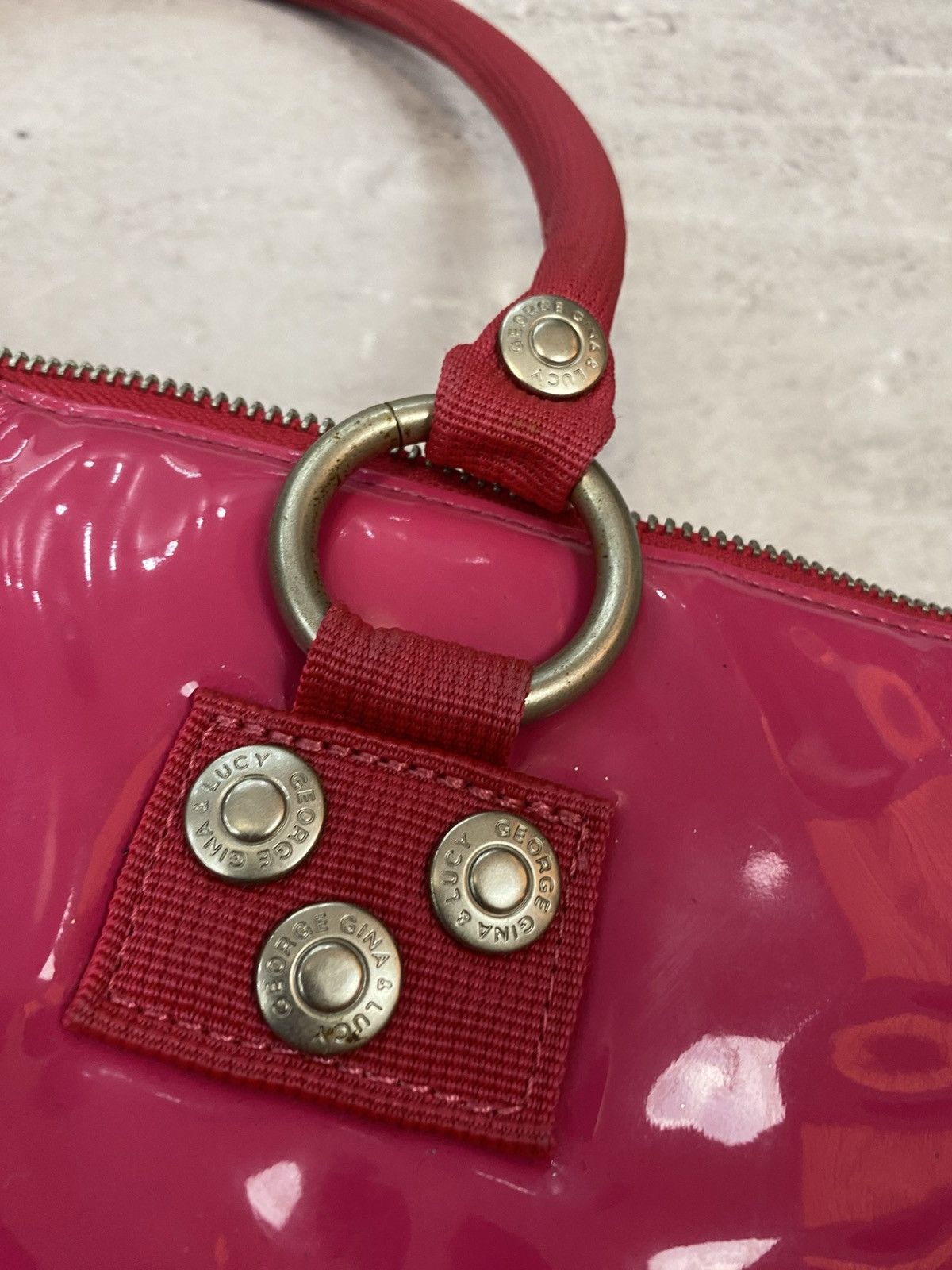George Gina & Lucy × Japanese Brand × Vintage GGL GEORGE GINĄ LUCY AVANT GARDE Y2K OPIUM LEATHER BAG JAPAN Size ONE SIZE - 8 Thumbnail