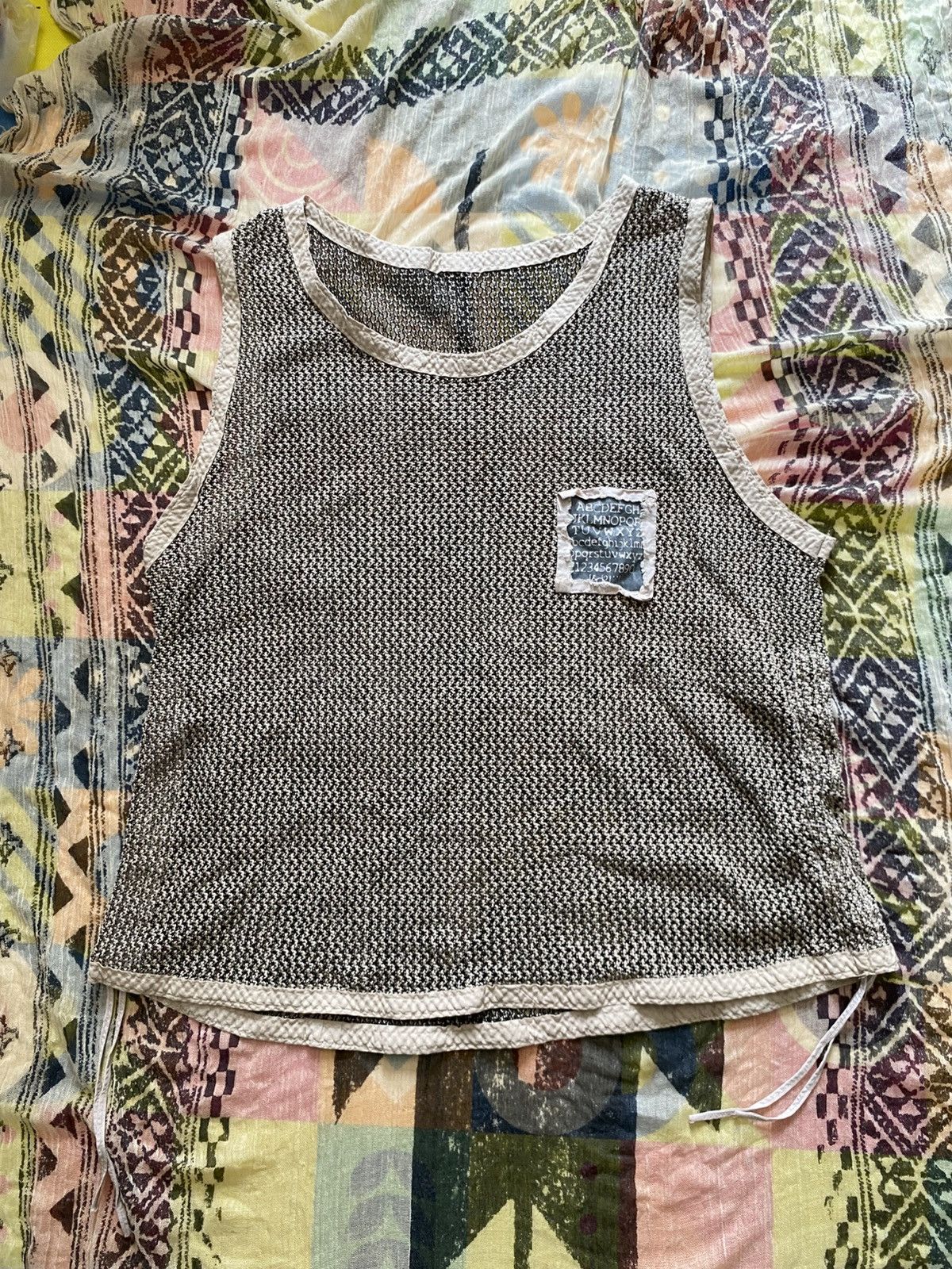 Japanese Brand Vintage fishnet punk tanktop y2k Size US M / EU 48-50 / 2 - 1 Thumbnail