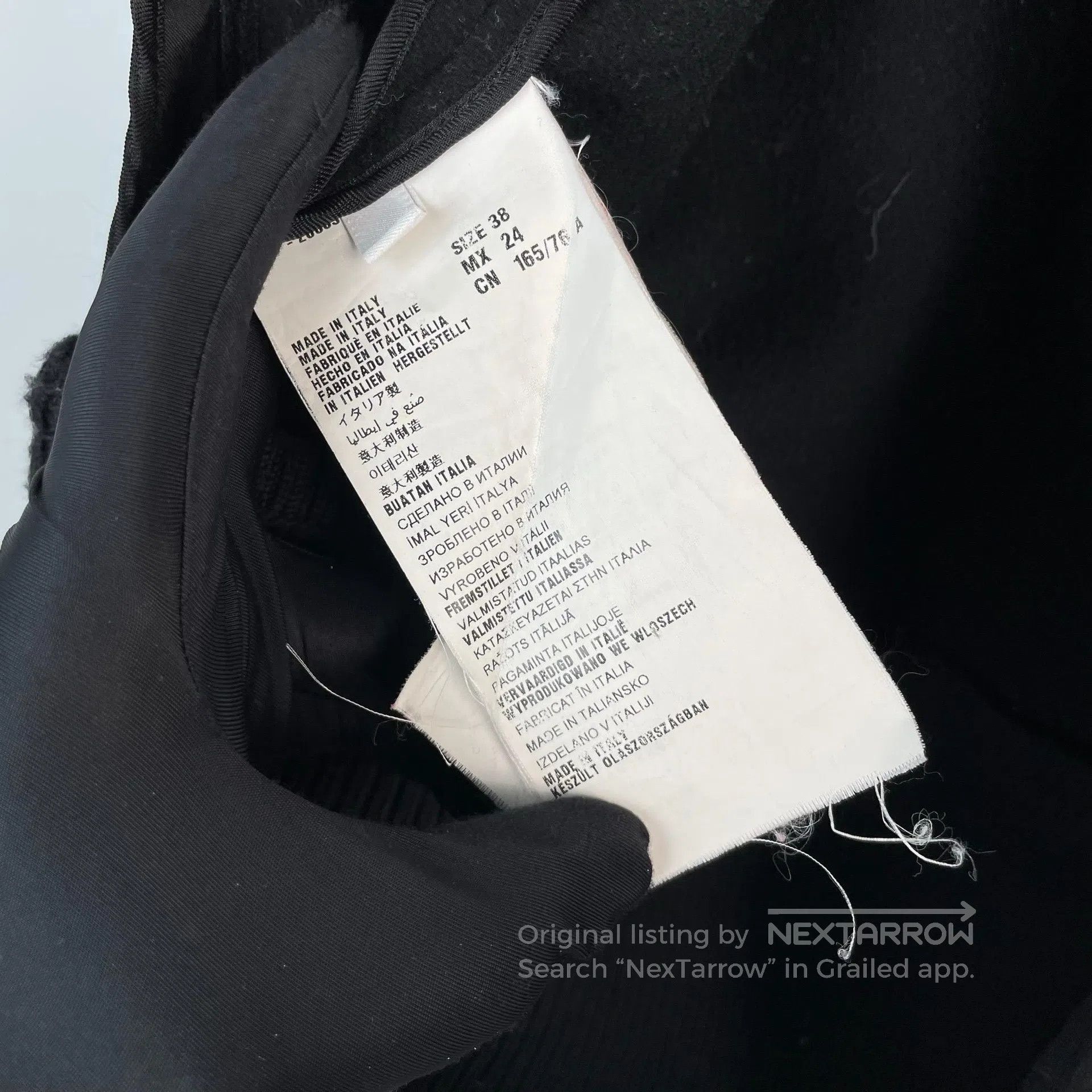 Miu Miu Miu Miu Black lapel woolen jacket coat| Size XS / US 0-2 / IT 36-38 - 7 Thumbnail