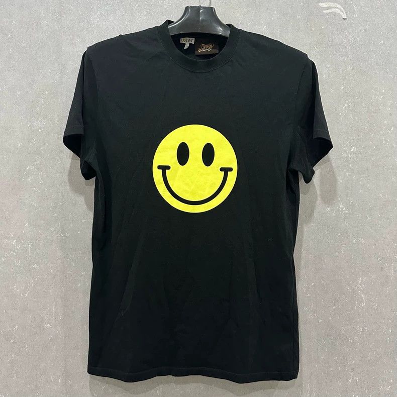 Loewe Loewe Black Smiley Big Logo T-shirt - dmc Size US XS / EU 42 / 0 - 1 Thumbnail