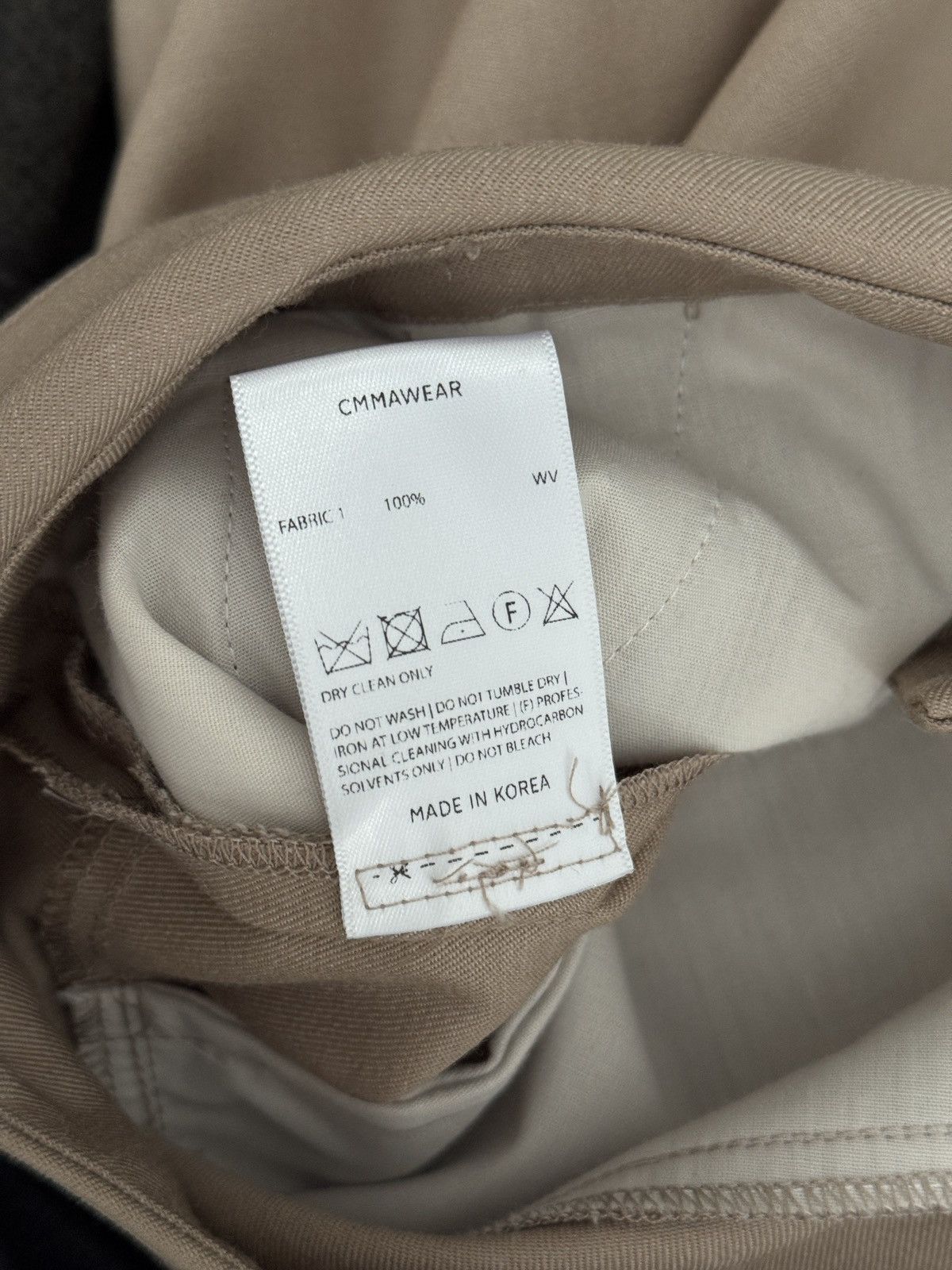 CMMAWEAR Adrien Drape Pants in Virgin Wool Size US 32 / EU 48 - 4 Thumbnail