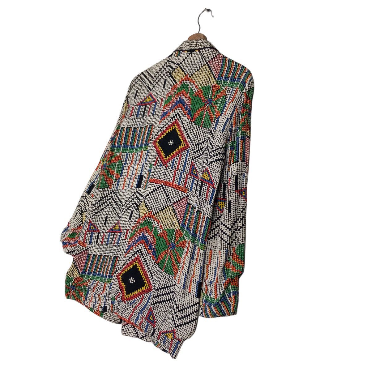 Japanese Brand 🔥Vintage Pleated Design Jacket Platinum Usa Mix Colour Size US M / EU 48-50 / 2 - 10 Thumbnail