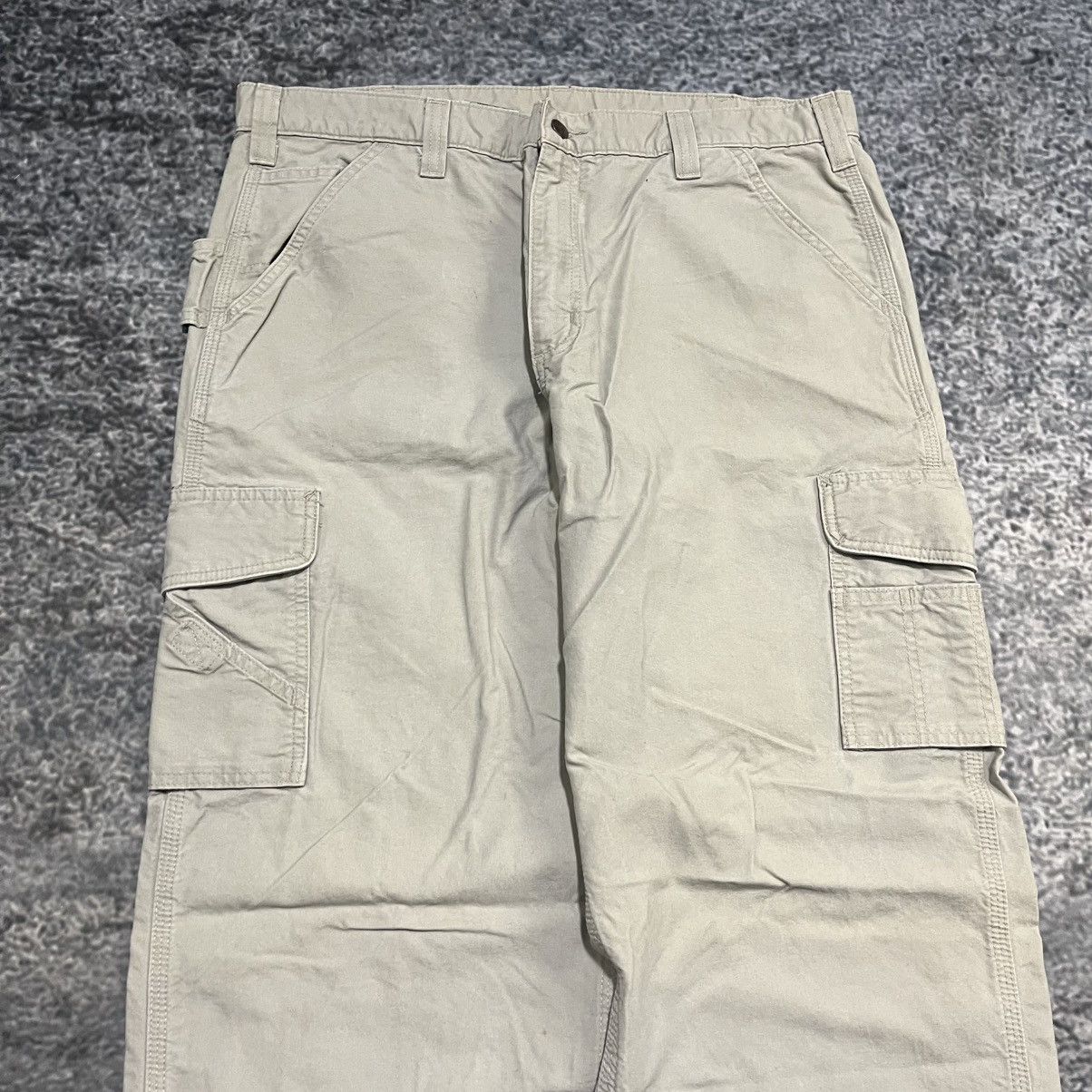Carhartt VINTAGE CARHARTT BAGGY WIDE LEG WORKWEAR SKATER CARGO PANTS Size US 38 / EU 54 - 7 Thumbnail