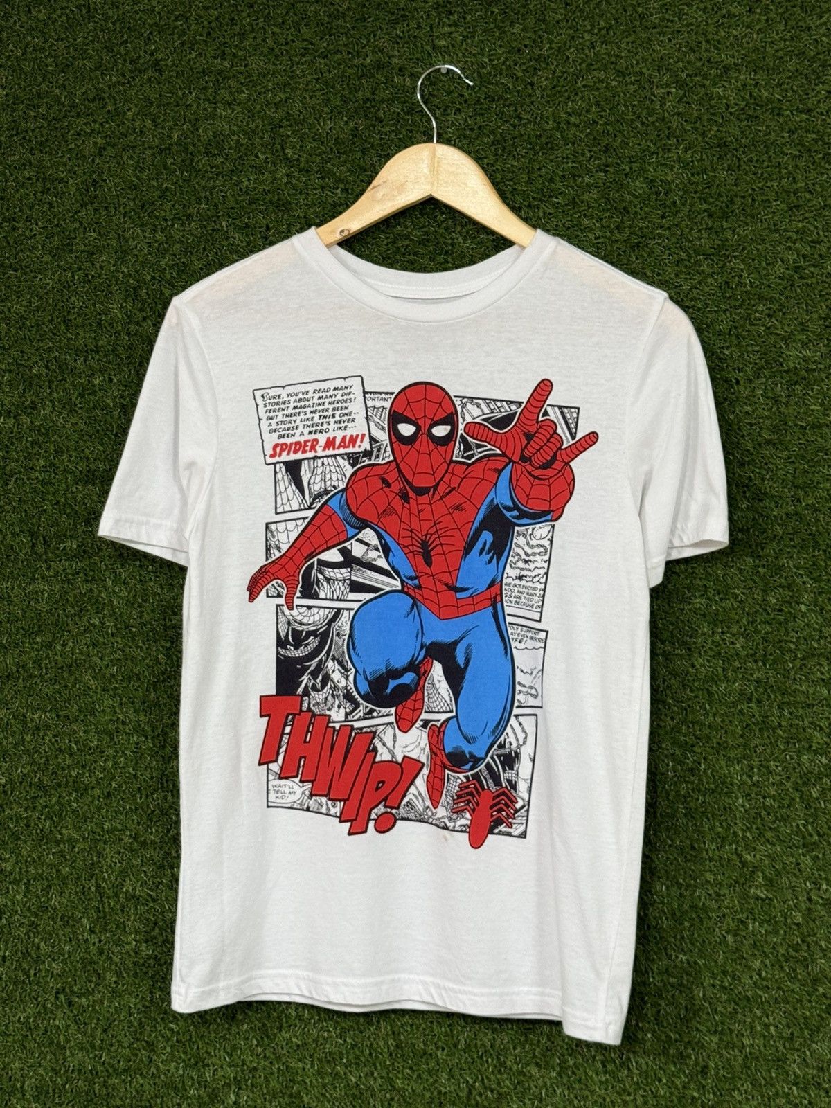 Marvel Comics Spiderman Comic Marvel Graphic Print Tee White Youth XL Size US XS / EU 42 / 0 - 1 Thumbnail
