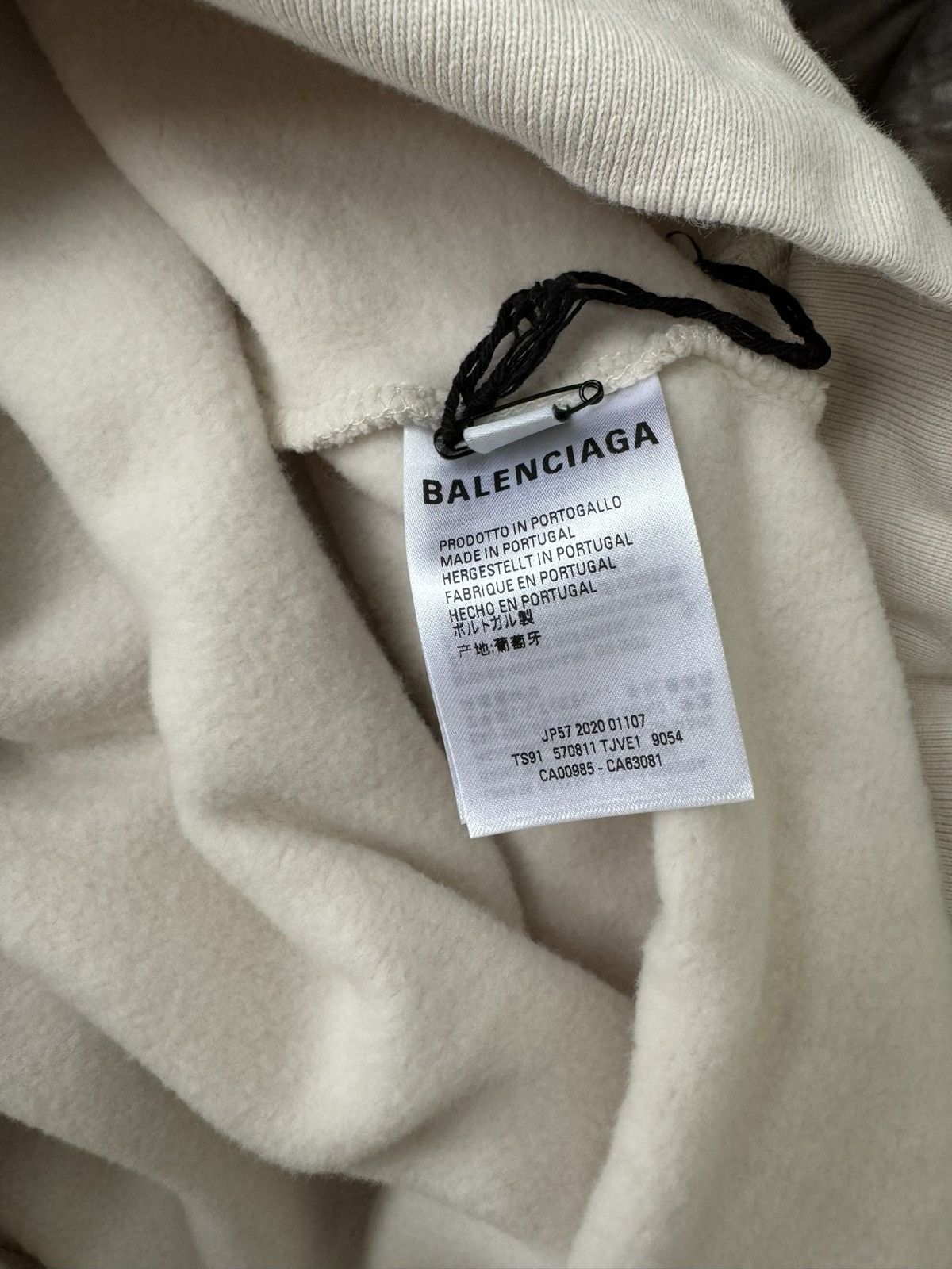 Balenciaga Balenciaga Men’s sweatshirt Size US M / EU 48-50 / 2 - 7 Thumbnail