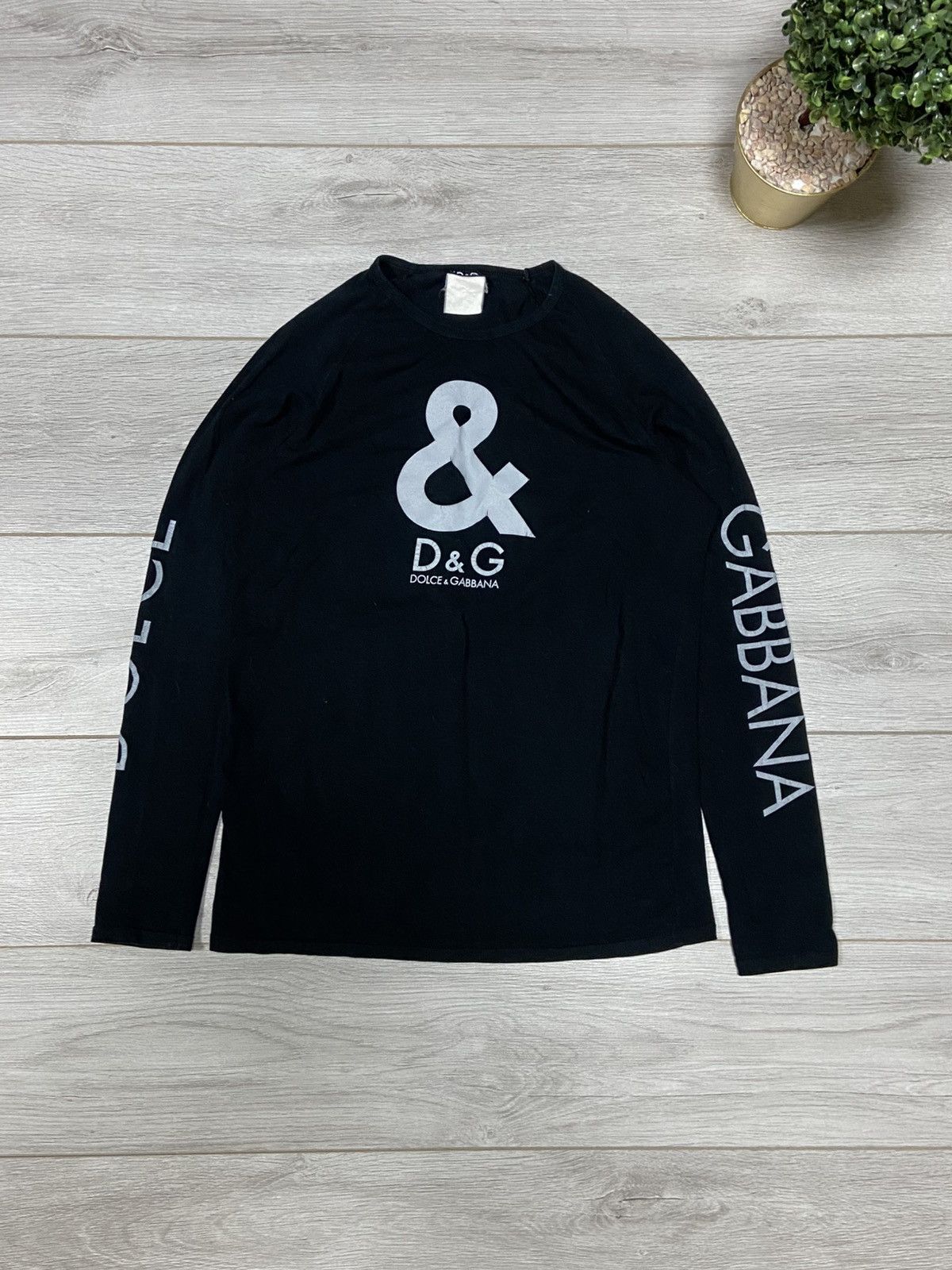 Dolce & Gabbana Dolce Gabbana big print long sleeve short Size US M / EU 48-50 / 2 - 1 Thumbnail