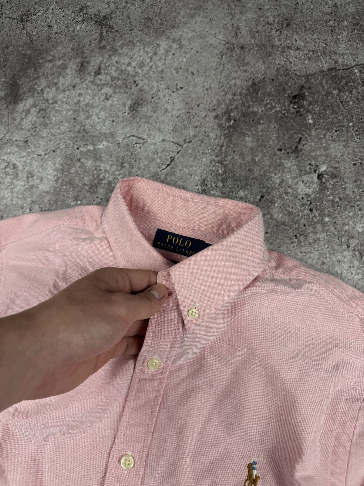 Polo Ralph Lauren Polo Ralph Lauren Pink Shirt Vintage Elegant Basic Size US L / EU 52-54 / 3 - 6 Thumbnail
