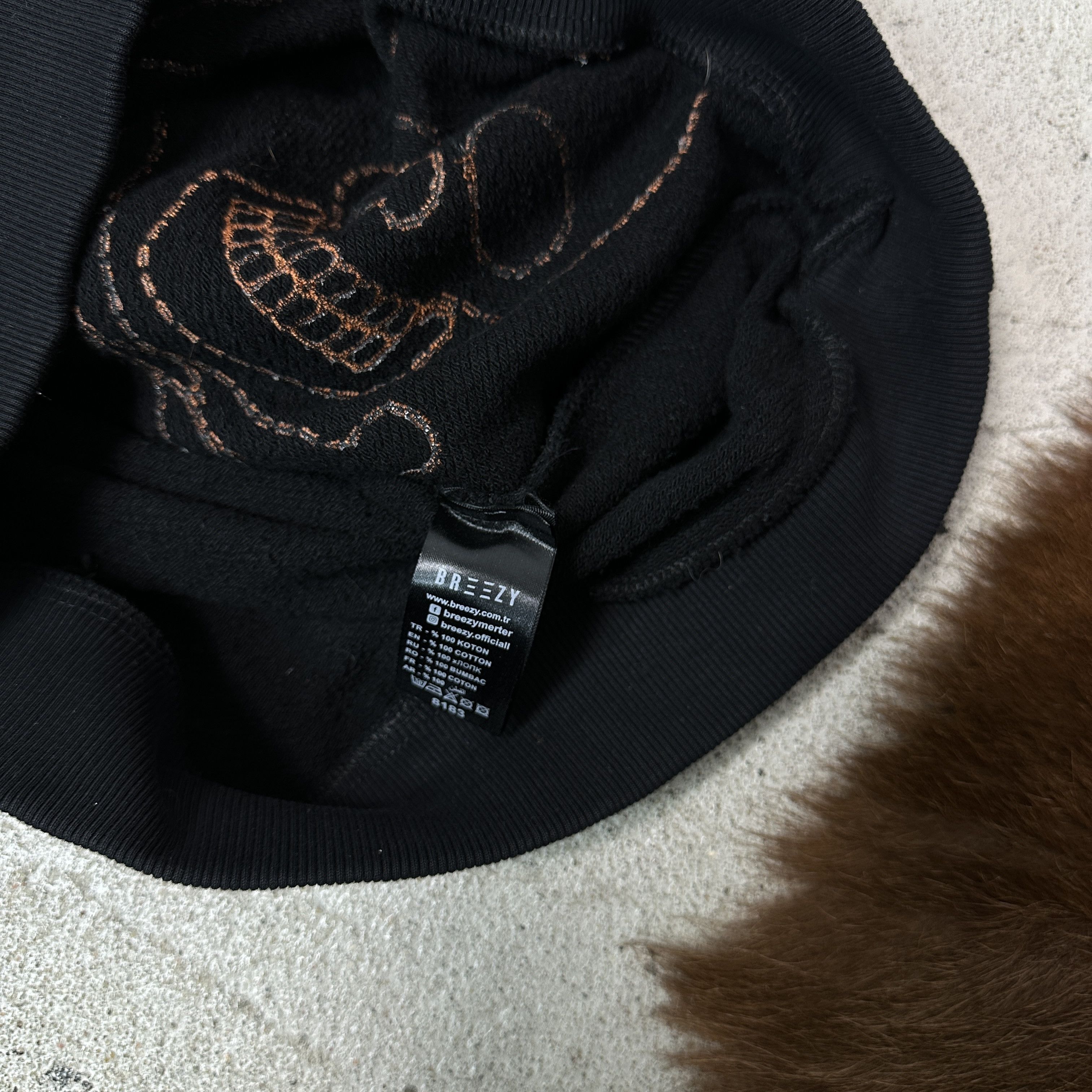 Vintage Vintage Embroidered Skull Sweat Sweatshirt Y2K Size US M / EU 48-50 / 2 - 4 Thumbnail