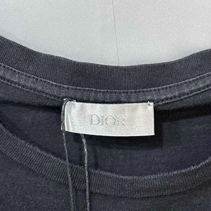 Dior Black Logo Short Sleeve Dior T-2505 Size S / US 4 / IT 40 - 5 Thumbnail