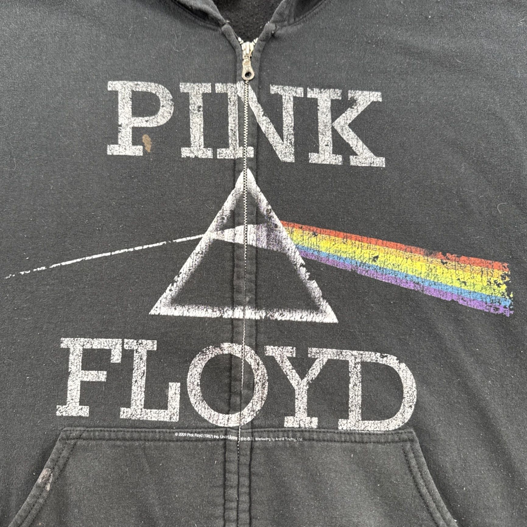 Vintage VINTAGE Pink Floyd Hoodie Full Zip Black 2000S XL Mens Shirt? Size US XL / EU 56 / 4 - 2 Thumbnail