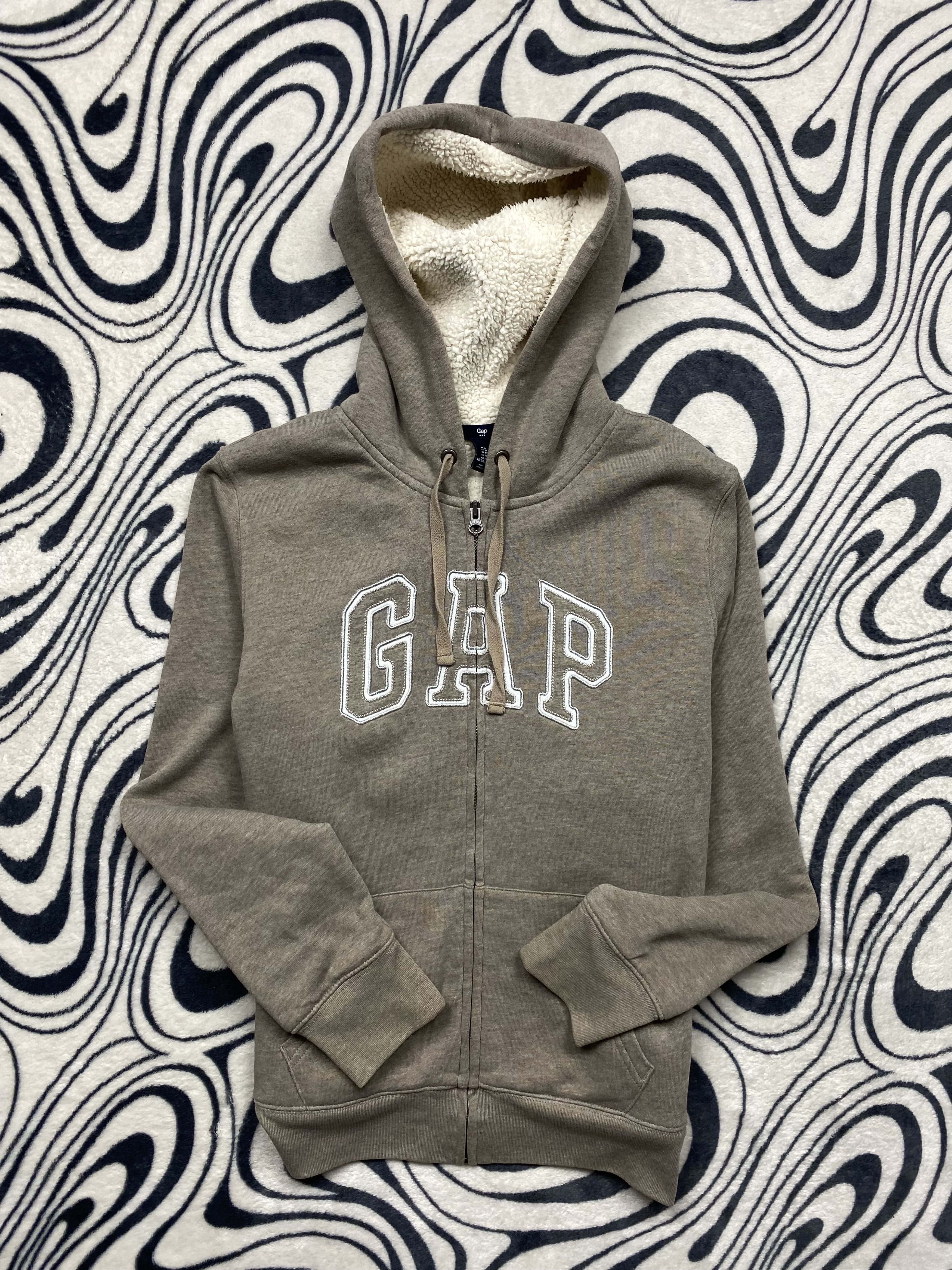 Gap × Vintage Gap Vintage Zip Hoodie Sherpa Size M / US 6-8 / IT 42-44 - 1 Thumbnail