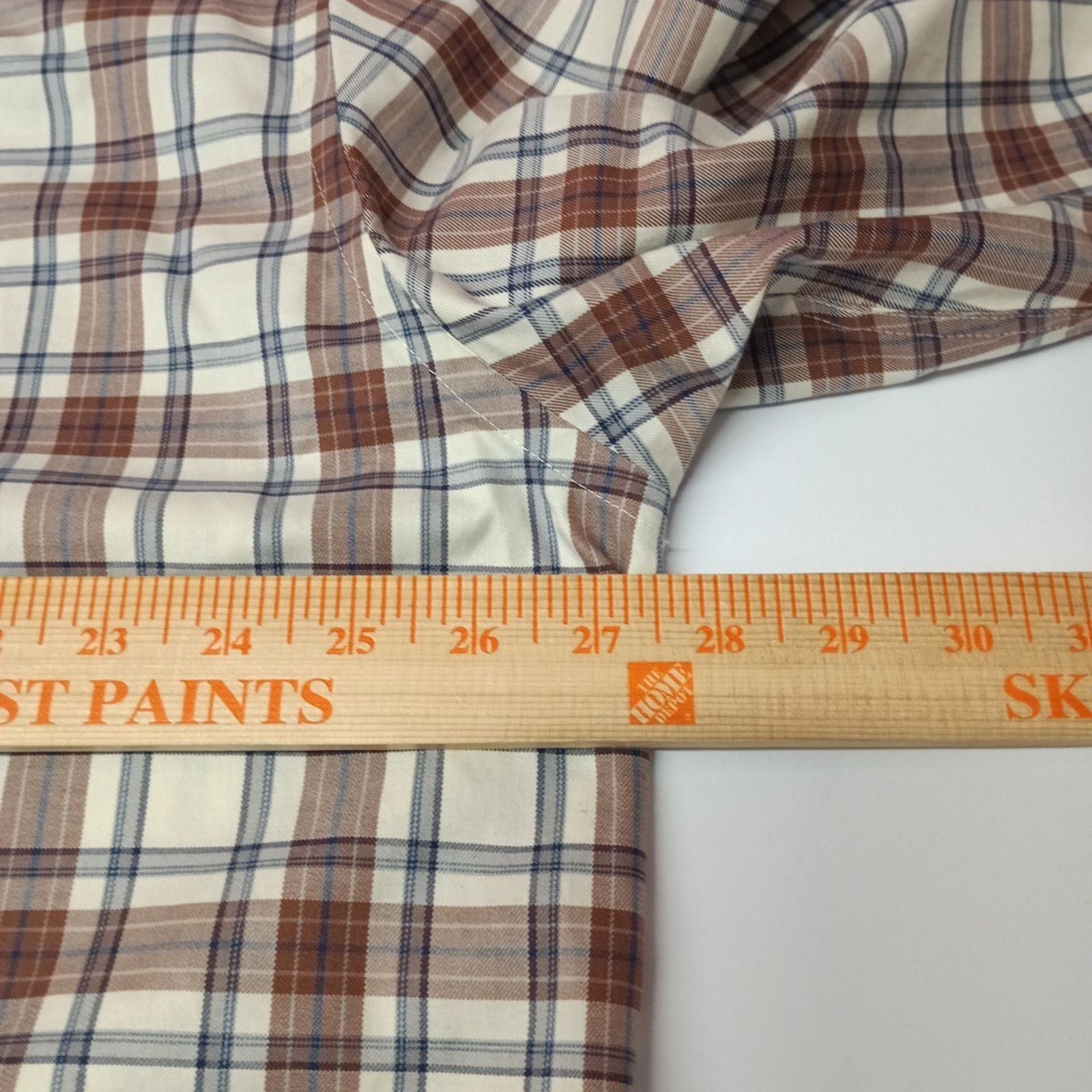 Orvis Orvis Shirt Men's Size 2XL Brown Beige Plaid Long Sleeve Size US XXL / EU 58 / 5 - 5 Thumbnail