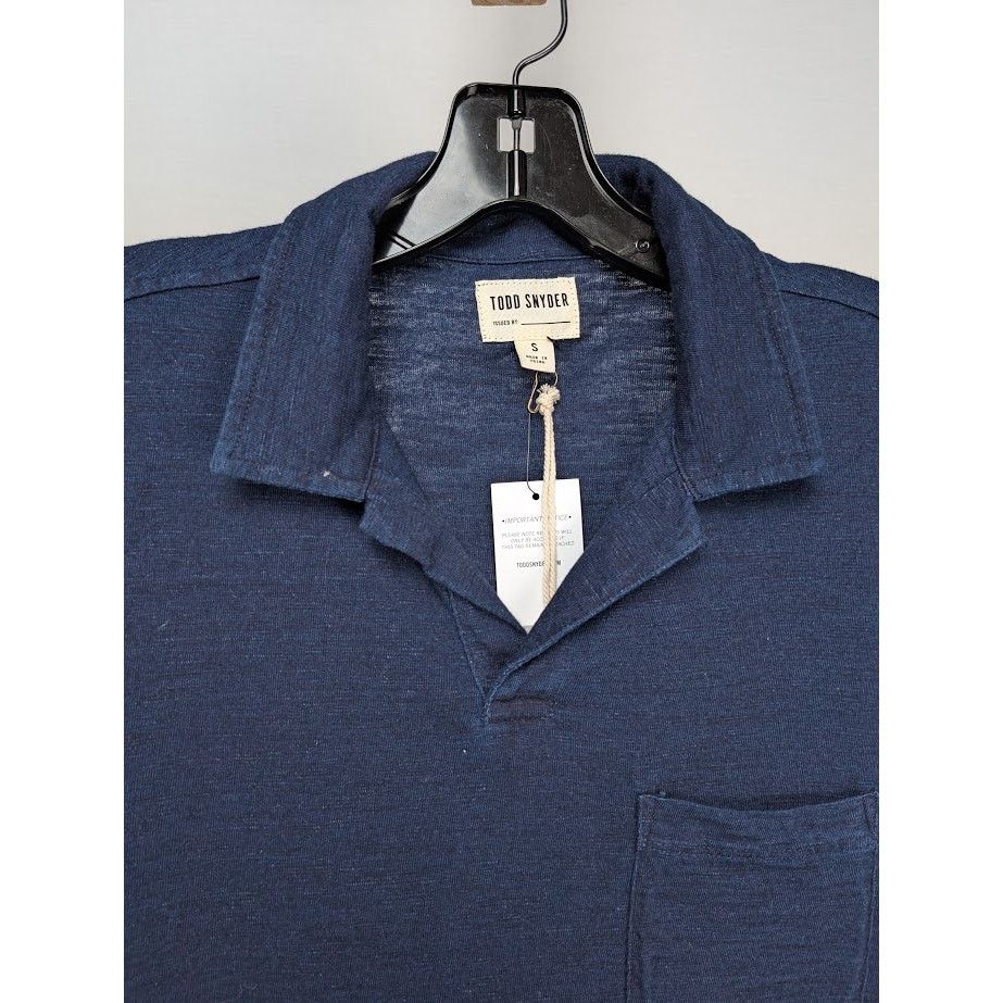 Todd Snyder o1rshd1 CC20 Montauk Polo Shirt in Indigo Size US S / EU 44-46 / 1 - 2 Thumbnail