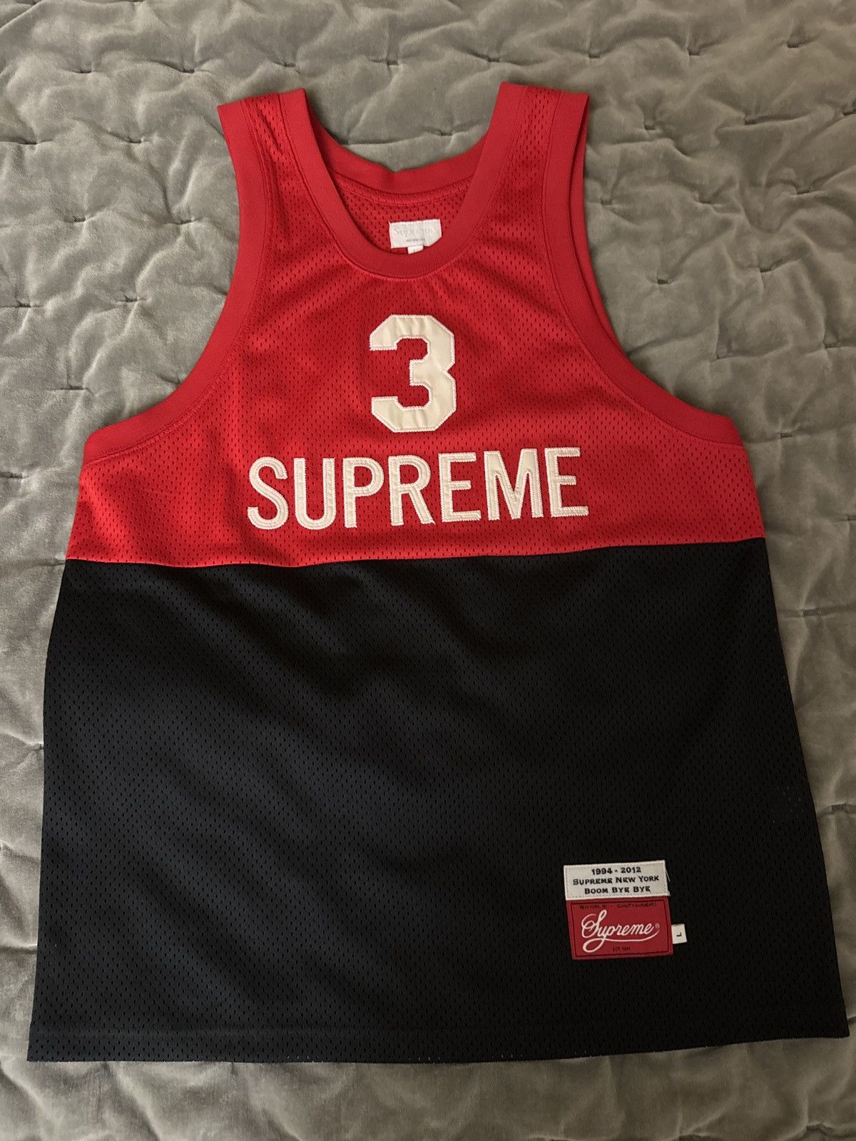 Supreme Supreme vintage SS12 split tank top mesh Size US L / EU 52-54 / 3 - 1 Thumbnail